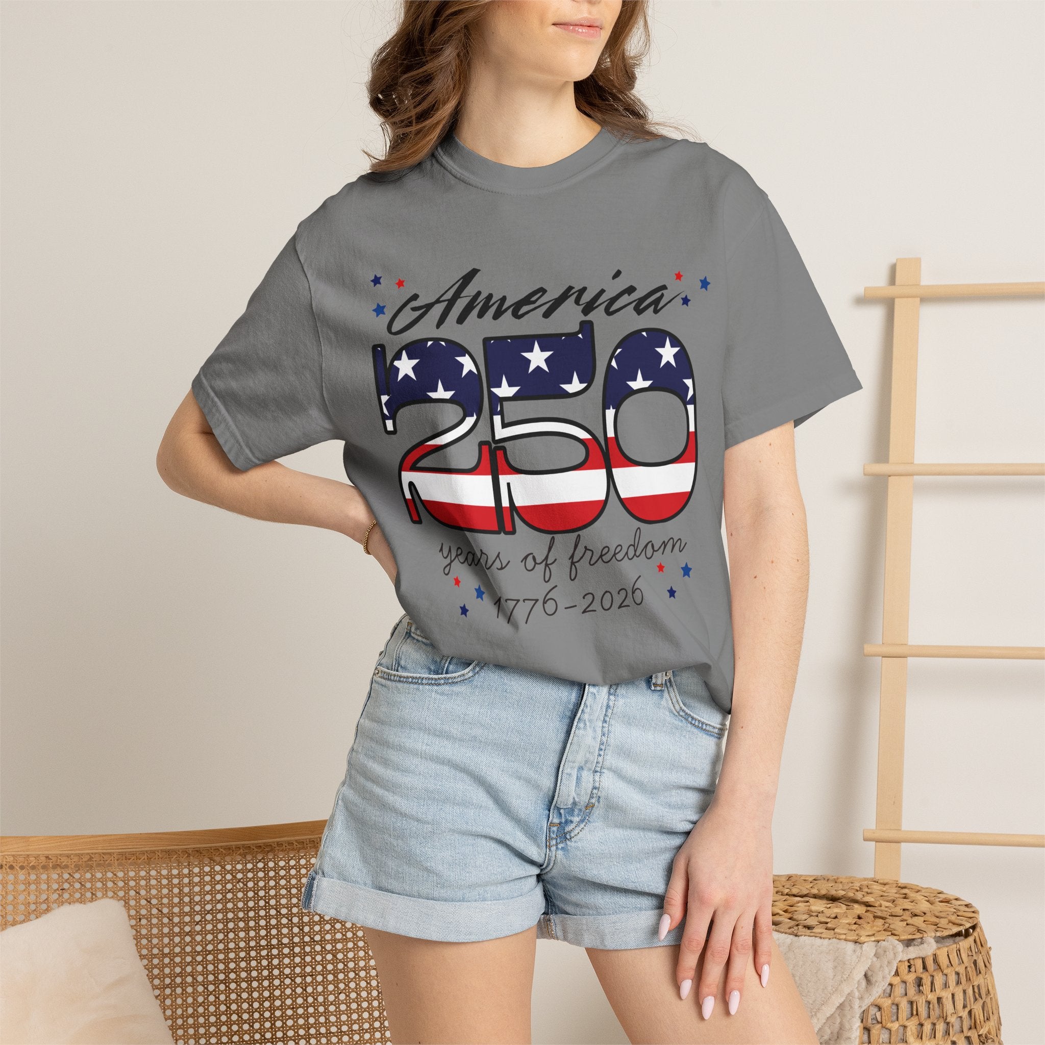 America 250 years of freedom T-Shirt | 1776-2026 American Flag Patriotic