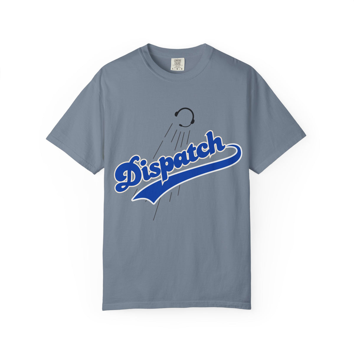 Dispatchers 911 Baseball-Style T-Shirt — Vintage Script Tee for Radio Operators