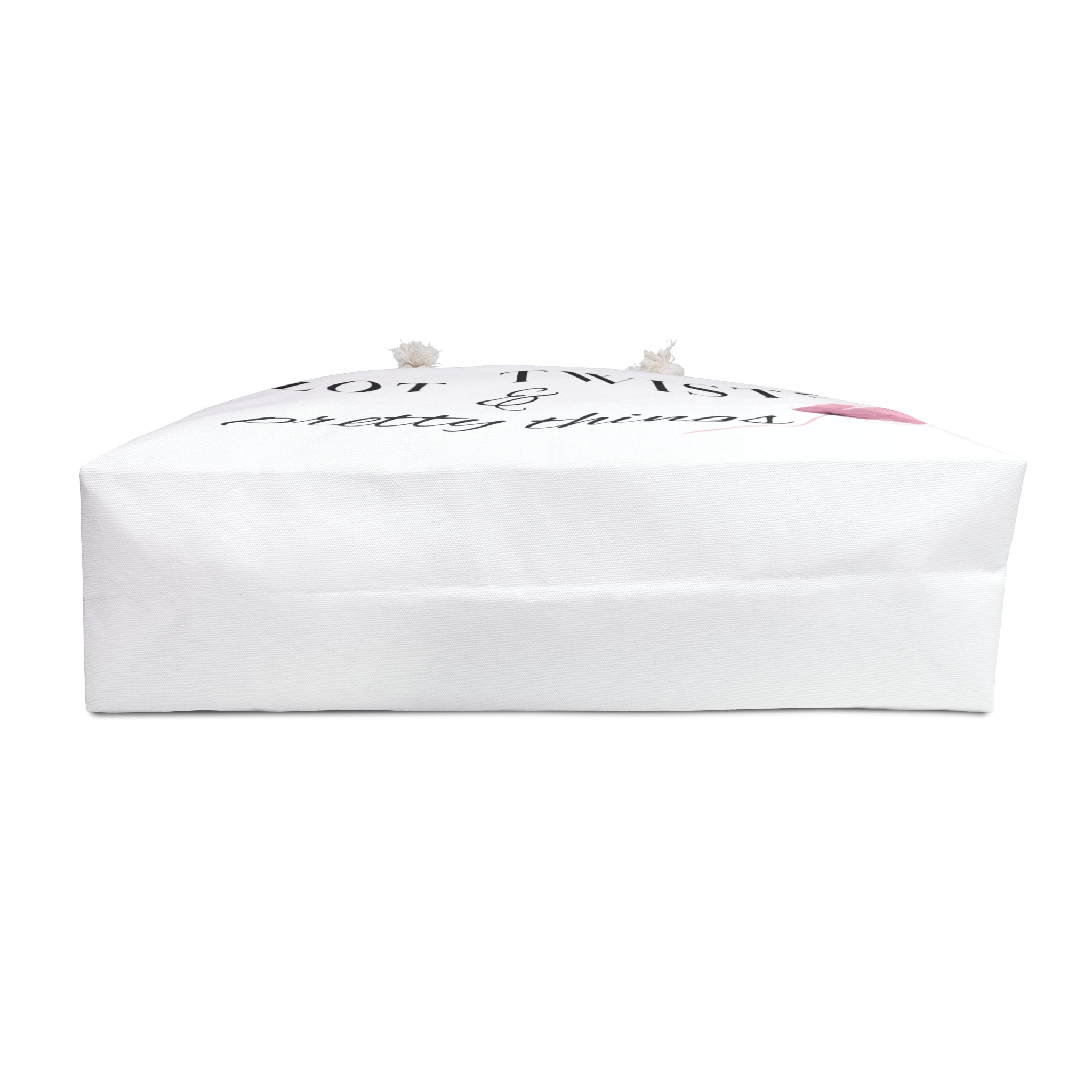 Weekender Bag — "Plot Twists & Pretty Things" Floral Travel Tote