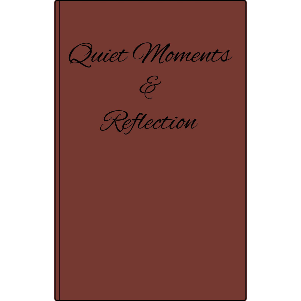 Quiet Moments & Reflection — Vegan Leather Journal