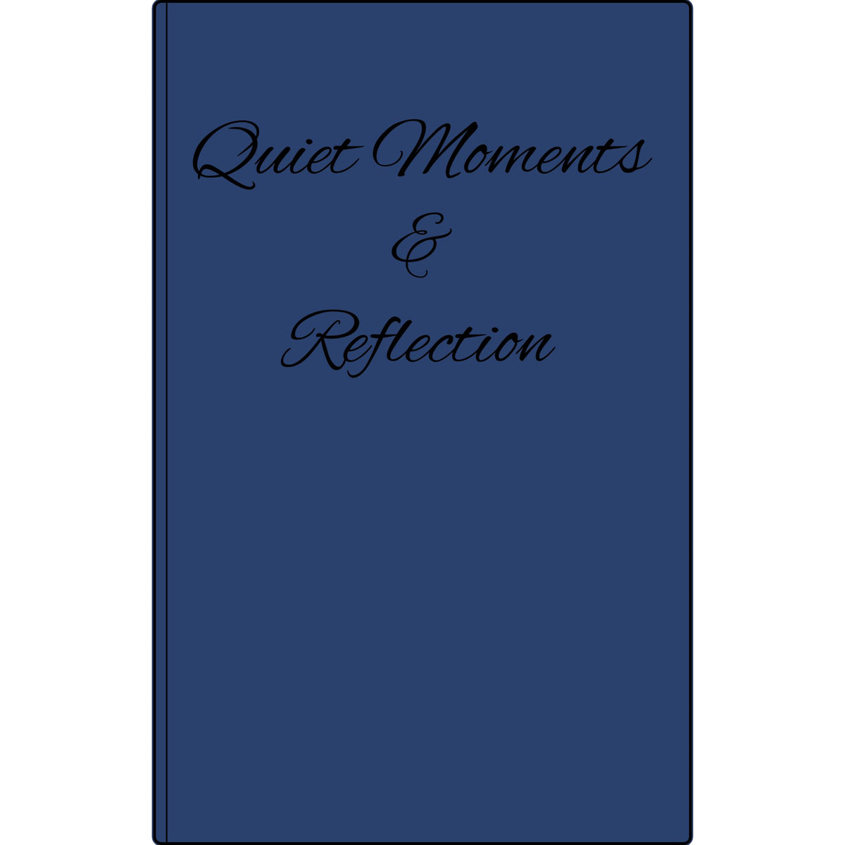 Quiet Moments & Reflection — Vegan Leather Journal