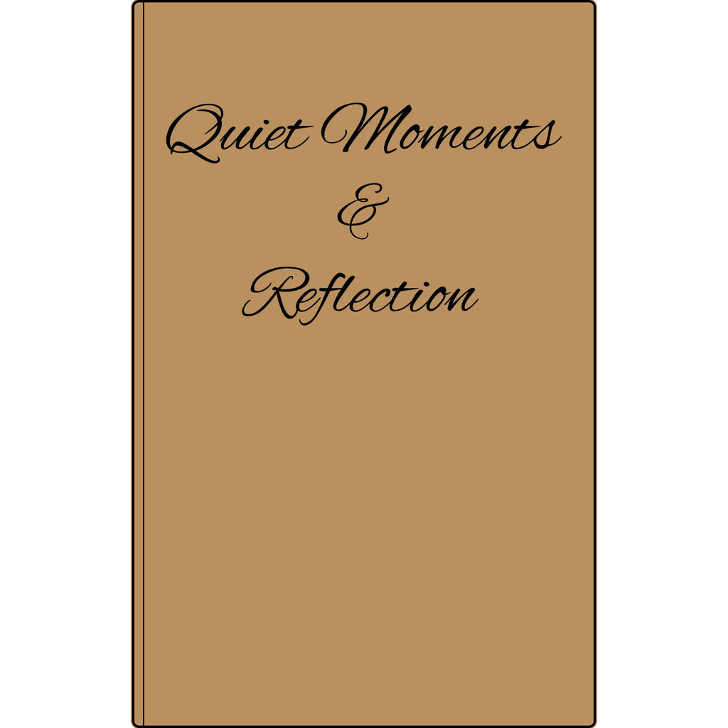 Quiet Moments & Reflection — Vegan Leather Journal