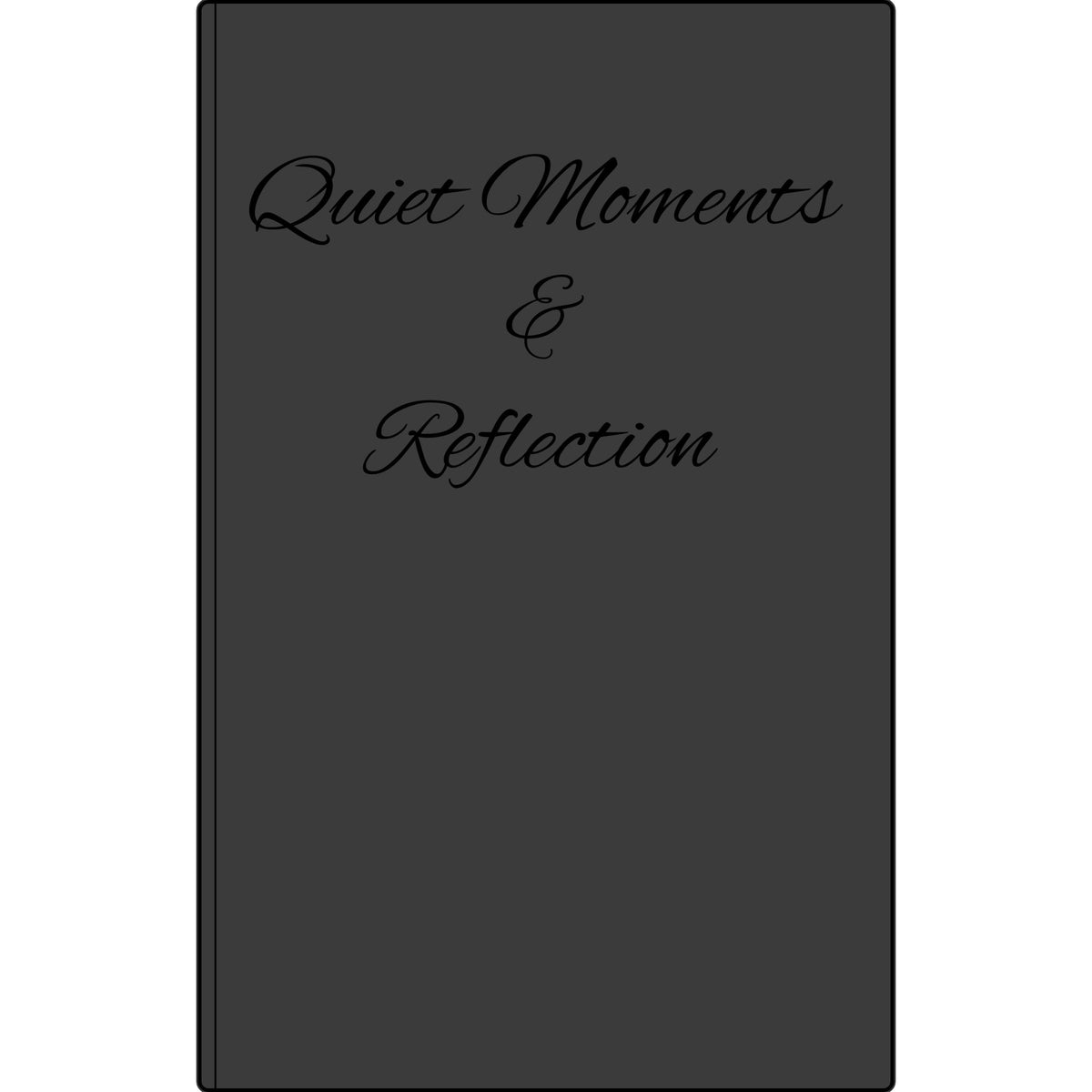 Quiet Moments & Reflection — Vegan Leather Journal