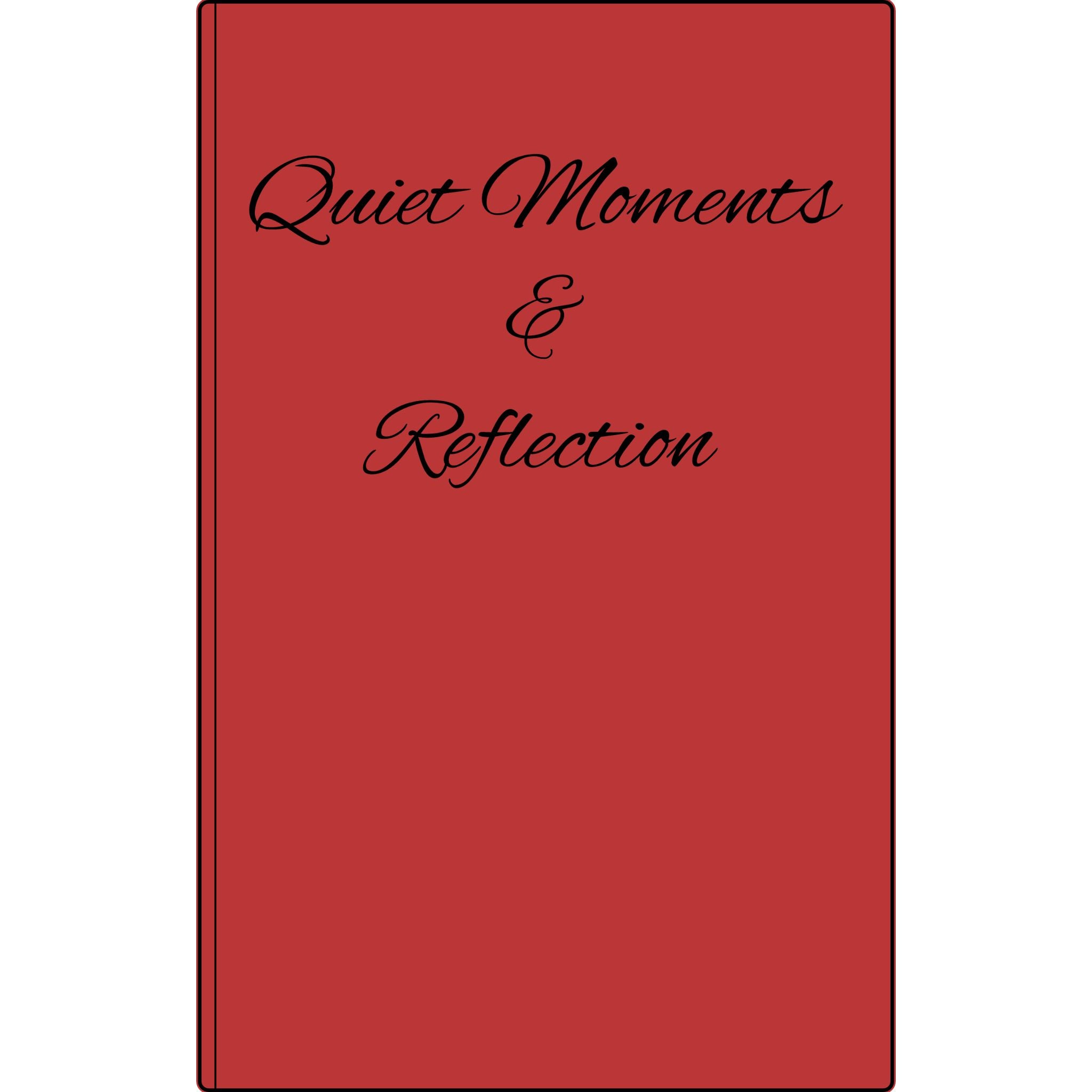 Quiet Moments & Reflection — Vegan Leather Journal
