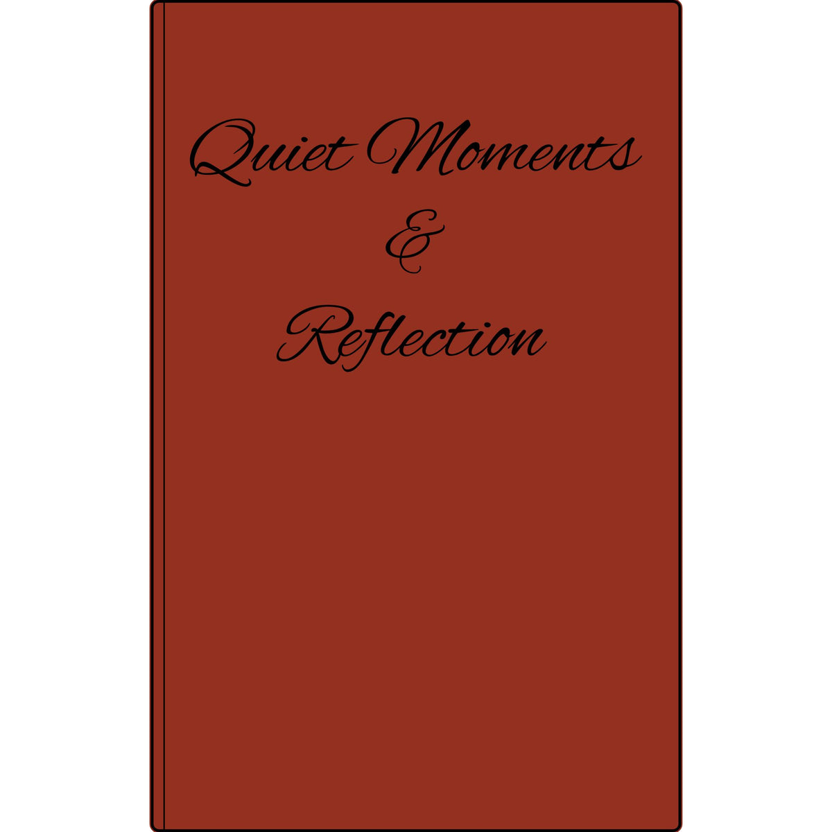 Quiet Moments & Reflection — Vegan Leather Journal