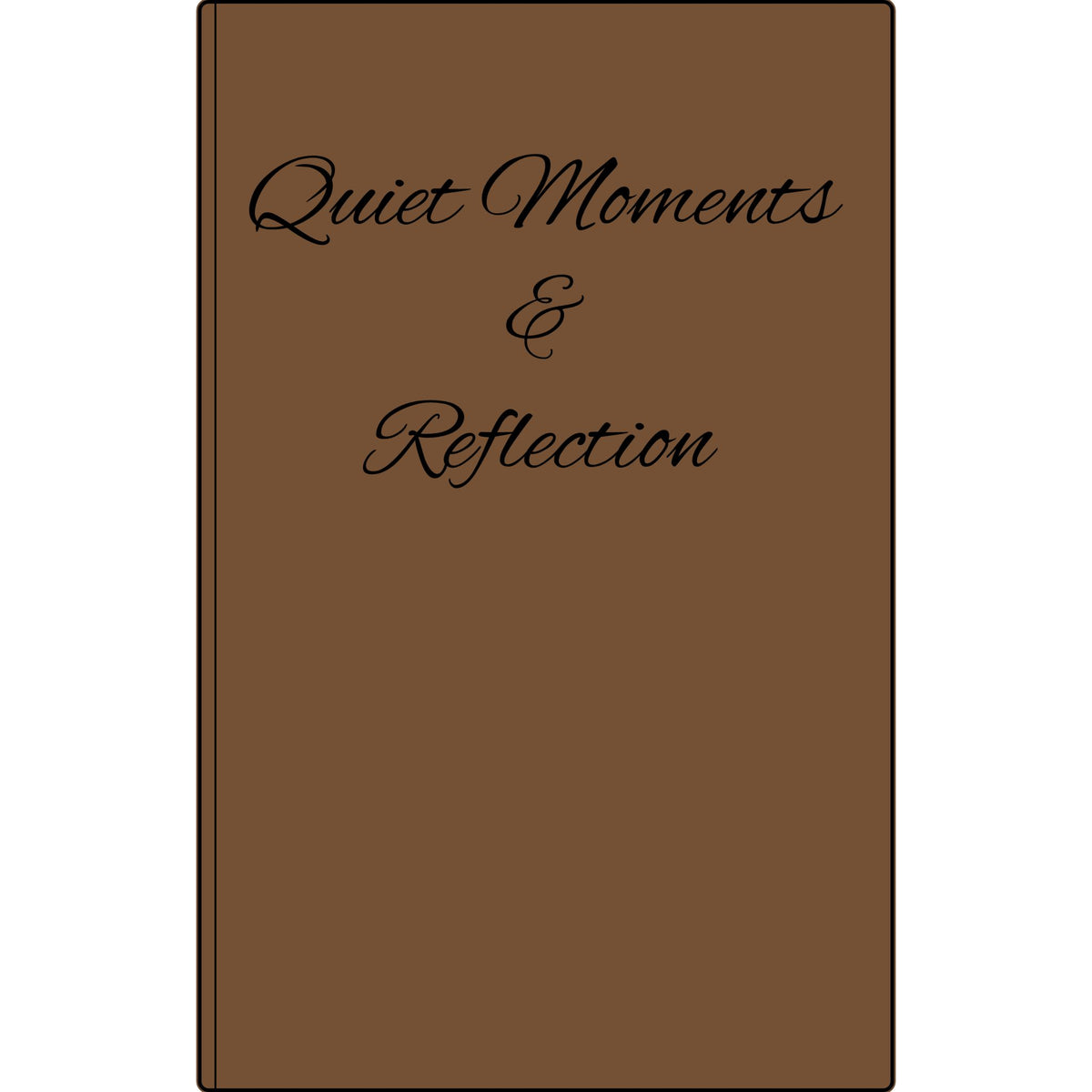 Quiet Moments & Reflection — Vegan Leather Journal