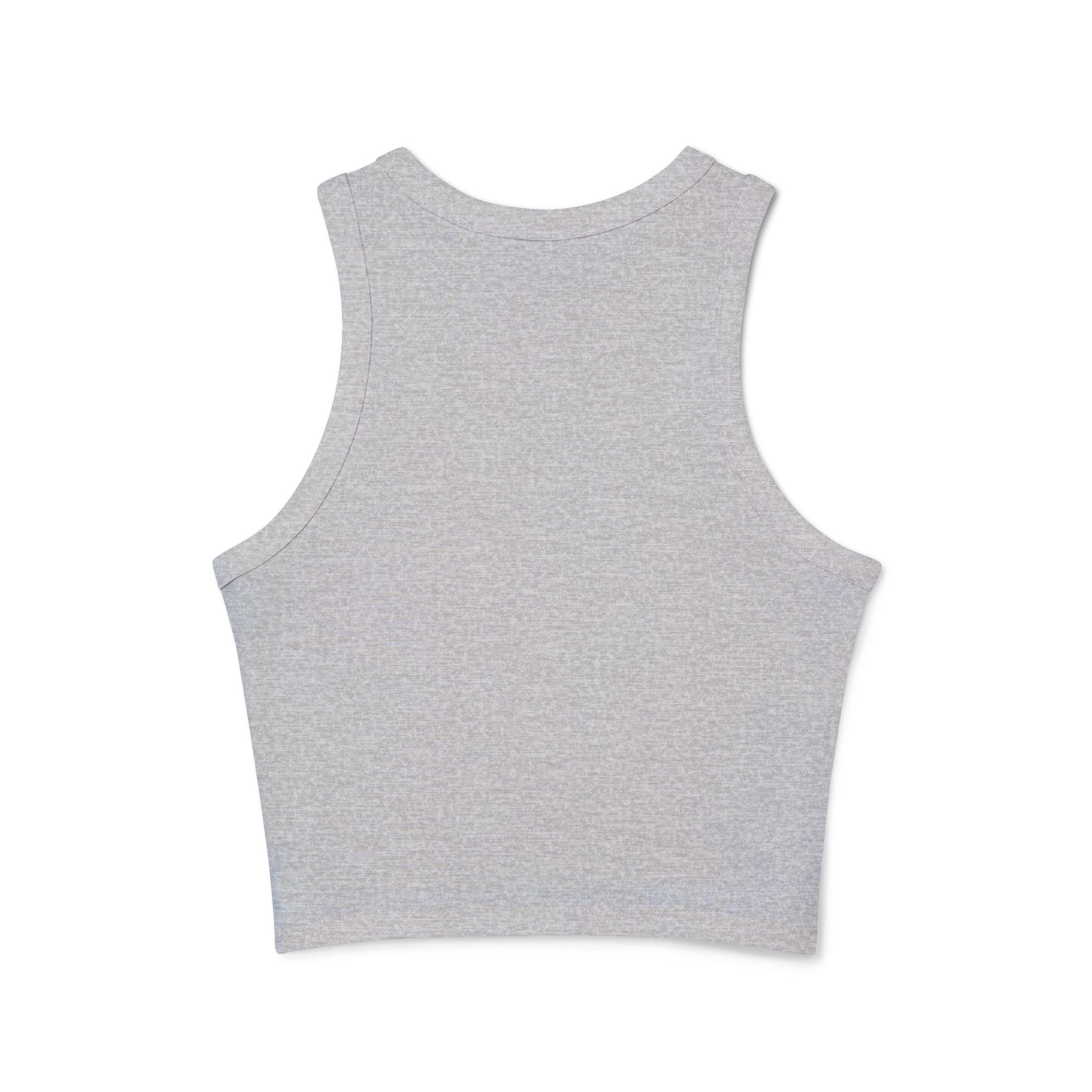 Find Me Where the Crowd is Less Racer Tank Top