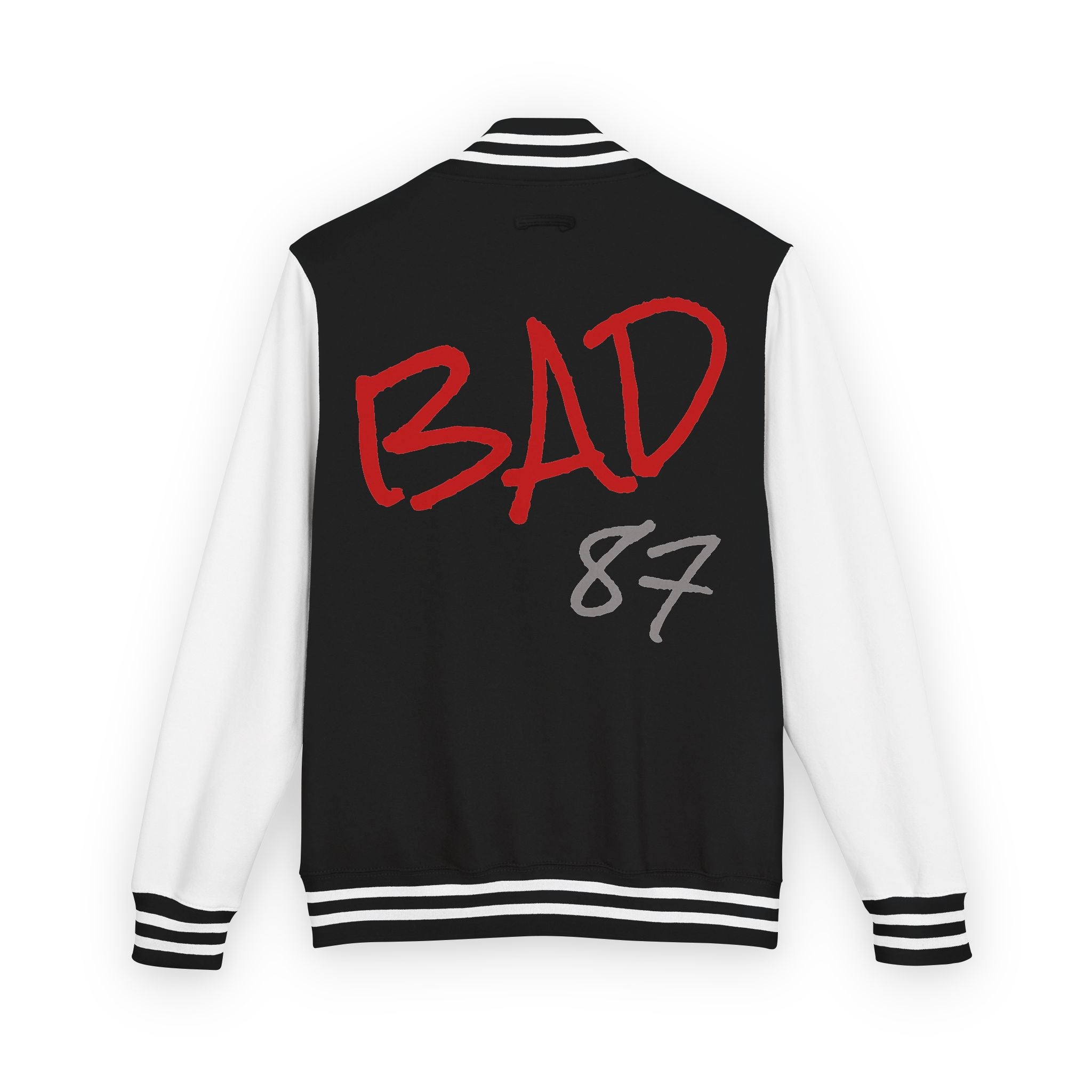 BAD 87 Varsity Letterman Jacket | MJ-Inspired Streetwear Bomber