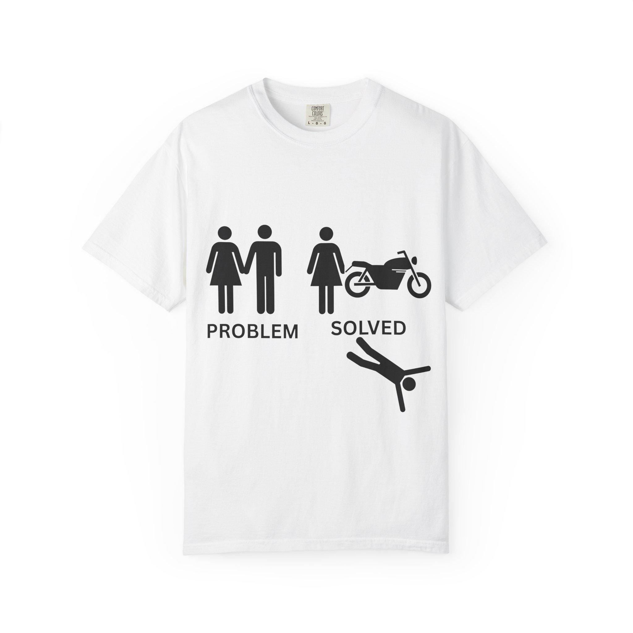 Problem Solved Motorcycle Graphic Tee