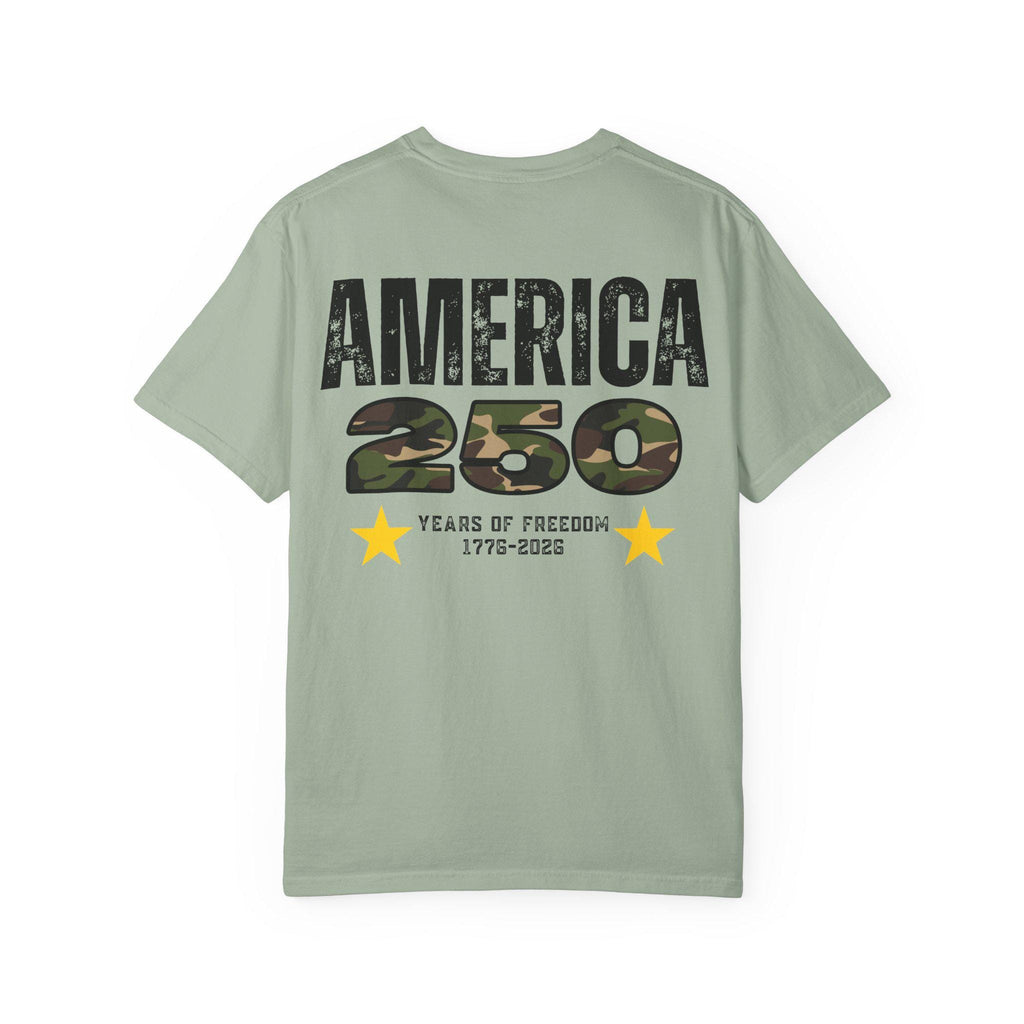 America 250th Anniversary T-Shirt, Freedom Isn't Free Patriotic Tee, 1776-2026