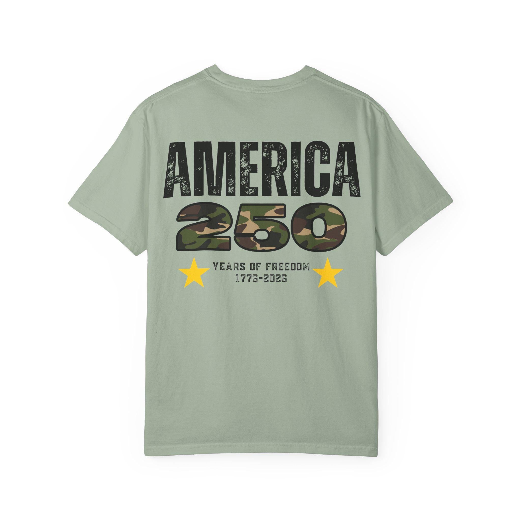 America 250th Anniversary T-Shirt, Freedom Isn't Free Patriotic Tee, 1776-2026