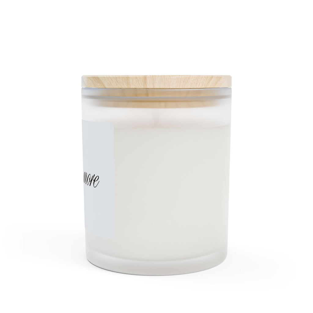 Love You More Frosted Glass Candle — 11oz Romantic Scented Candle, Gift for Her