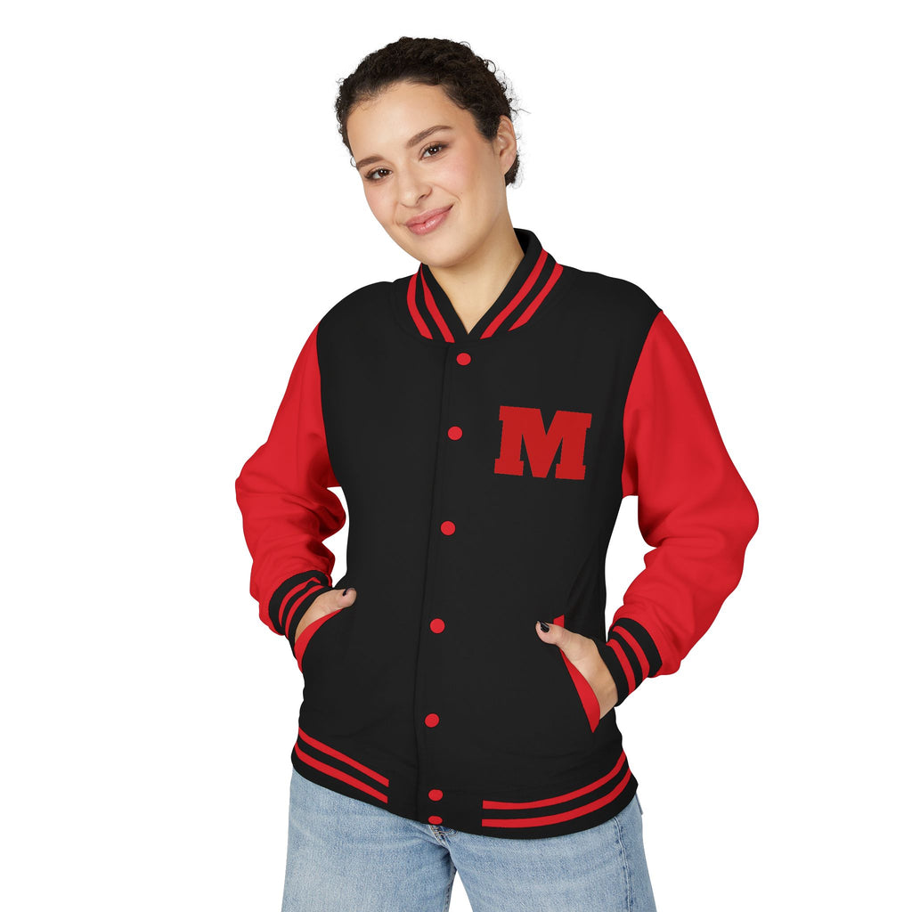 BAD 87 Varsity Letterman Jacket | MJ-Inspired Streetwear Bomber