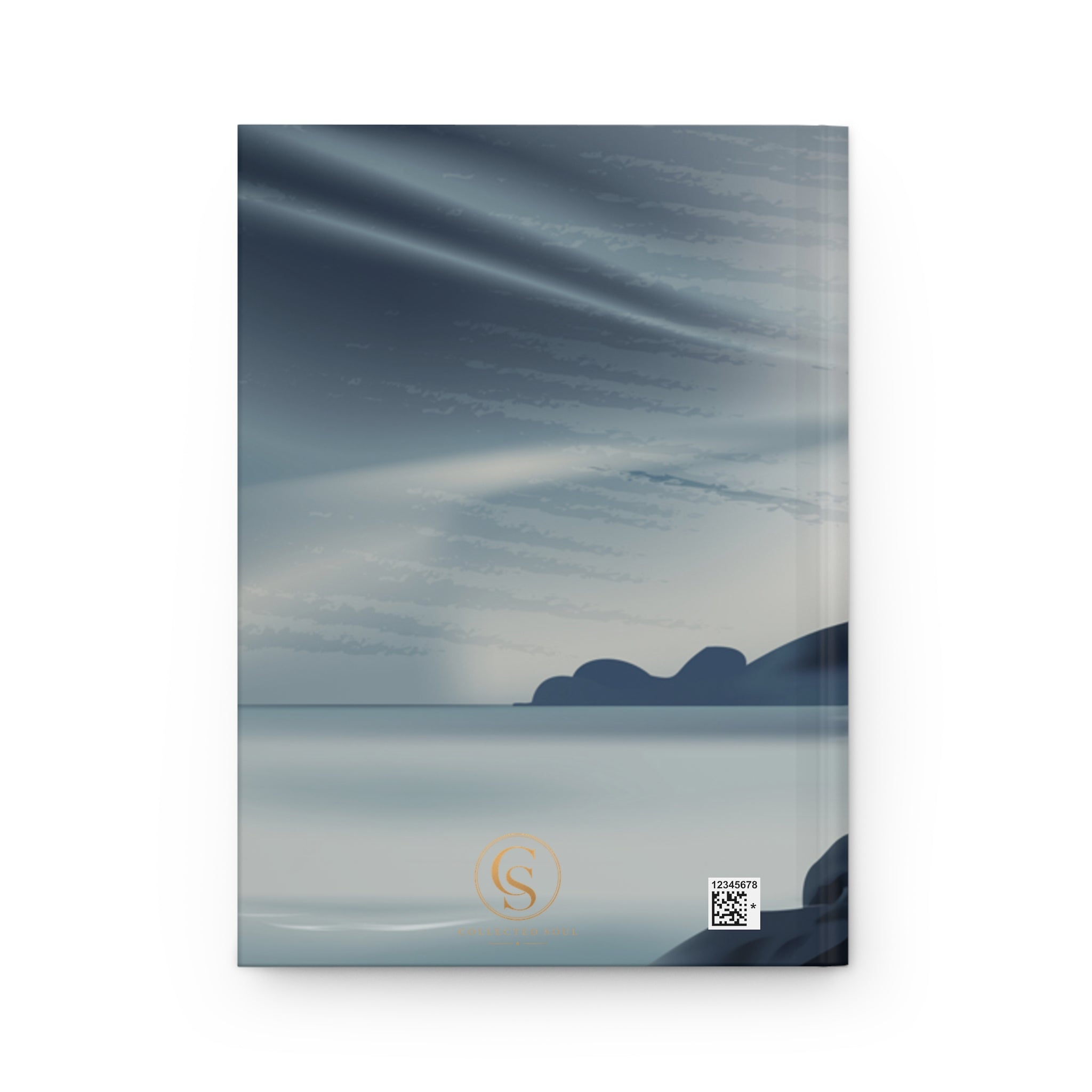 Grateful Hardcover Journal — Serene Moonlit Landscape Notebook for Reflection & Gratitude