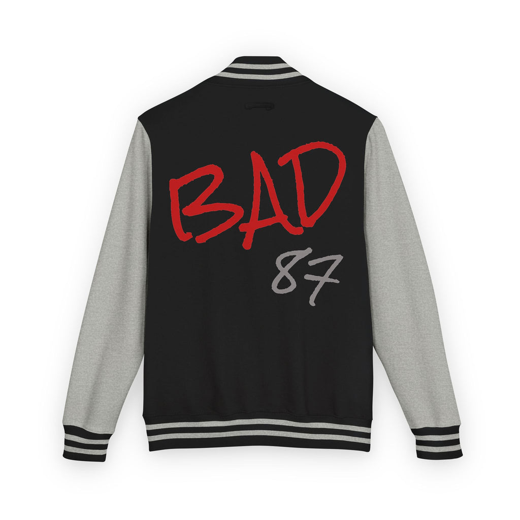 BAD 87 Varsity Letterman Jacket | MJ-Inspired Streetwear Bomber