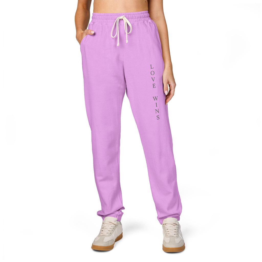 Personalized Embroidered Bridal Sweatpants — Custom Bachelorette & Bridal Shower Loungewear