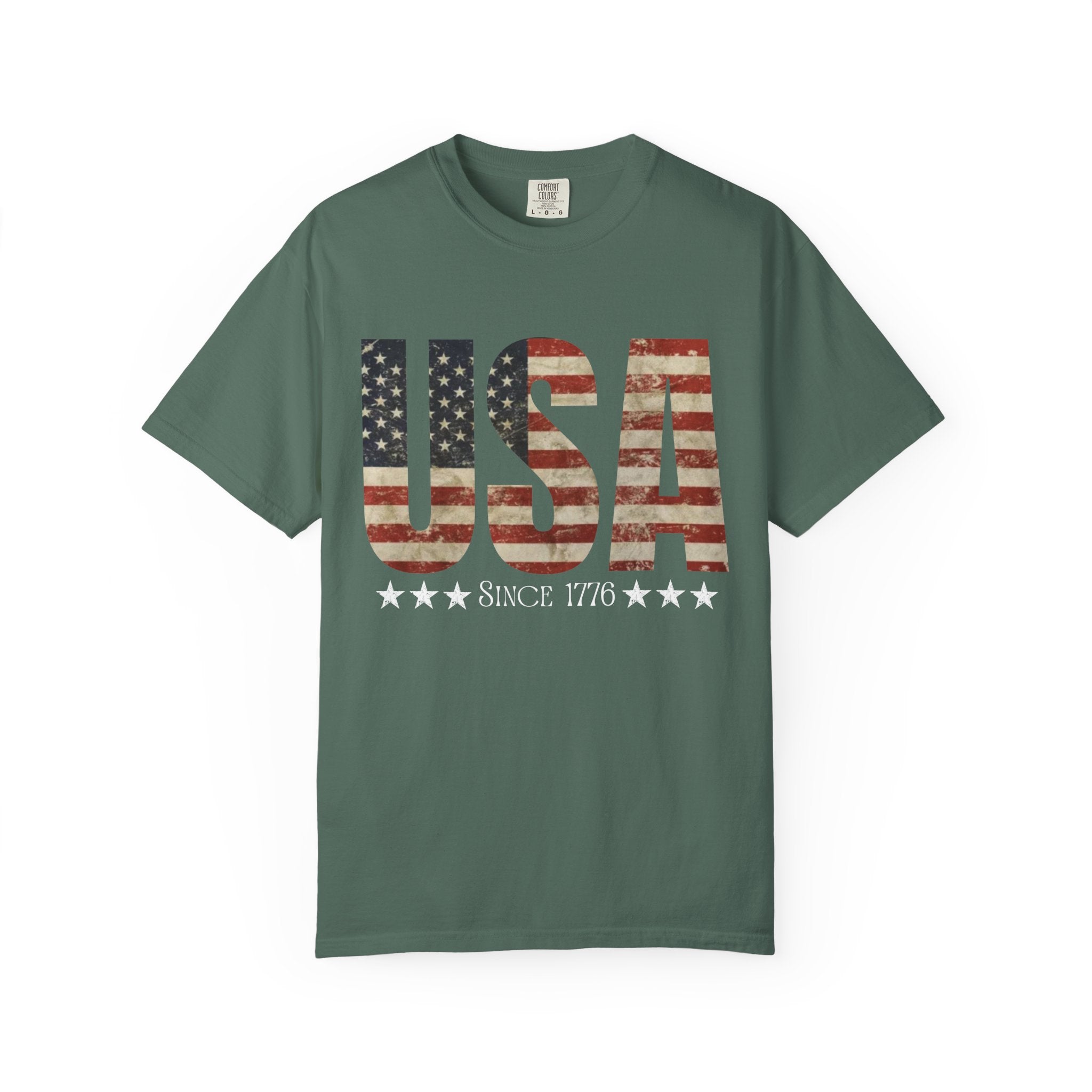USA Since 1776 Vintage Flag T-Shirt