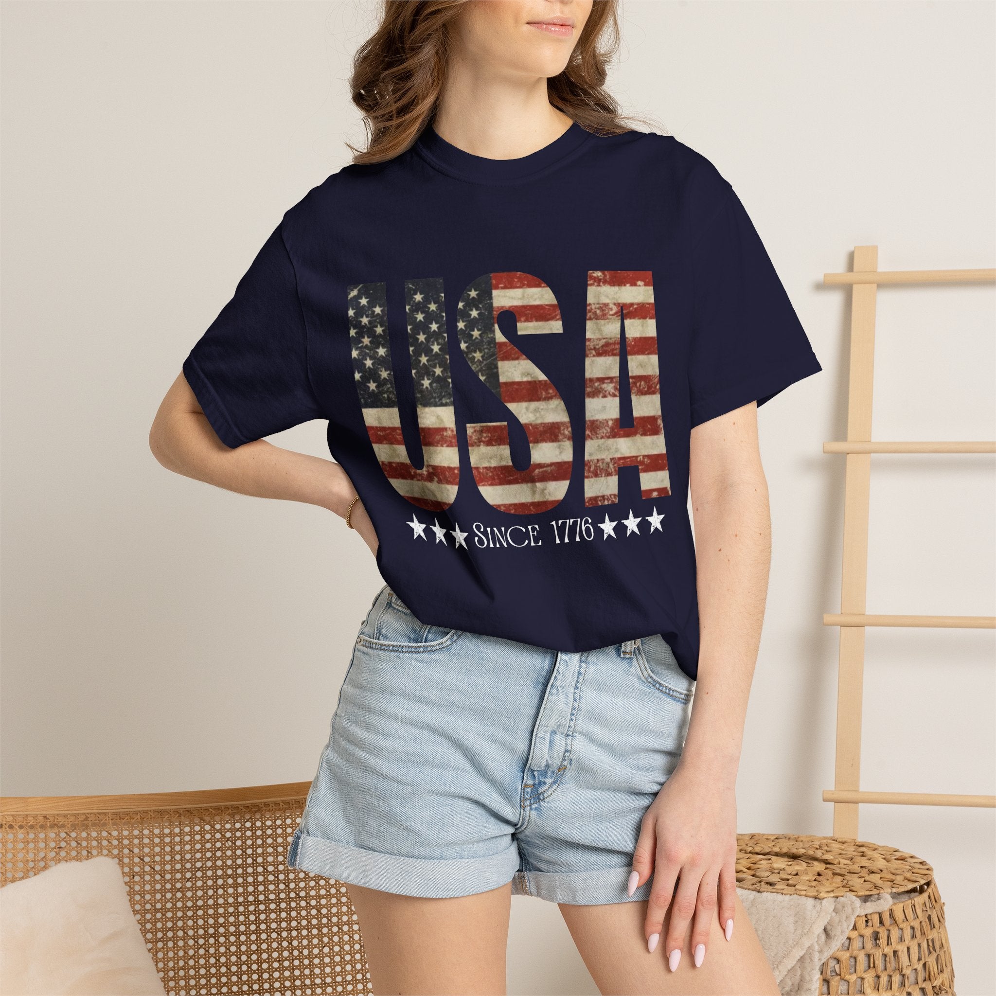 USA Since 1776 Vintage Flag T-Shirt