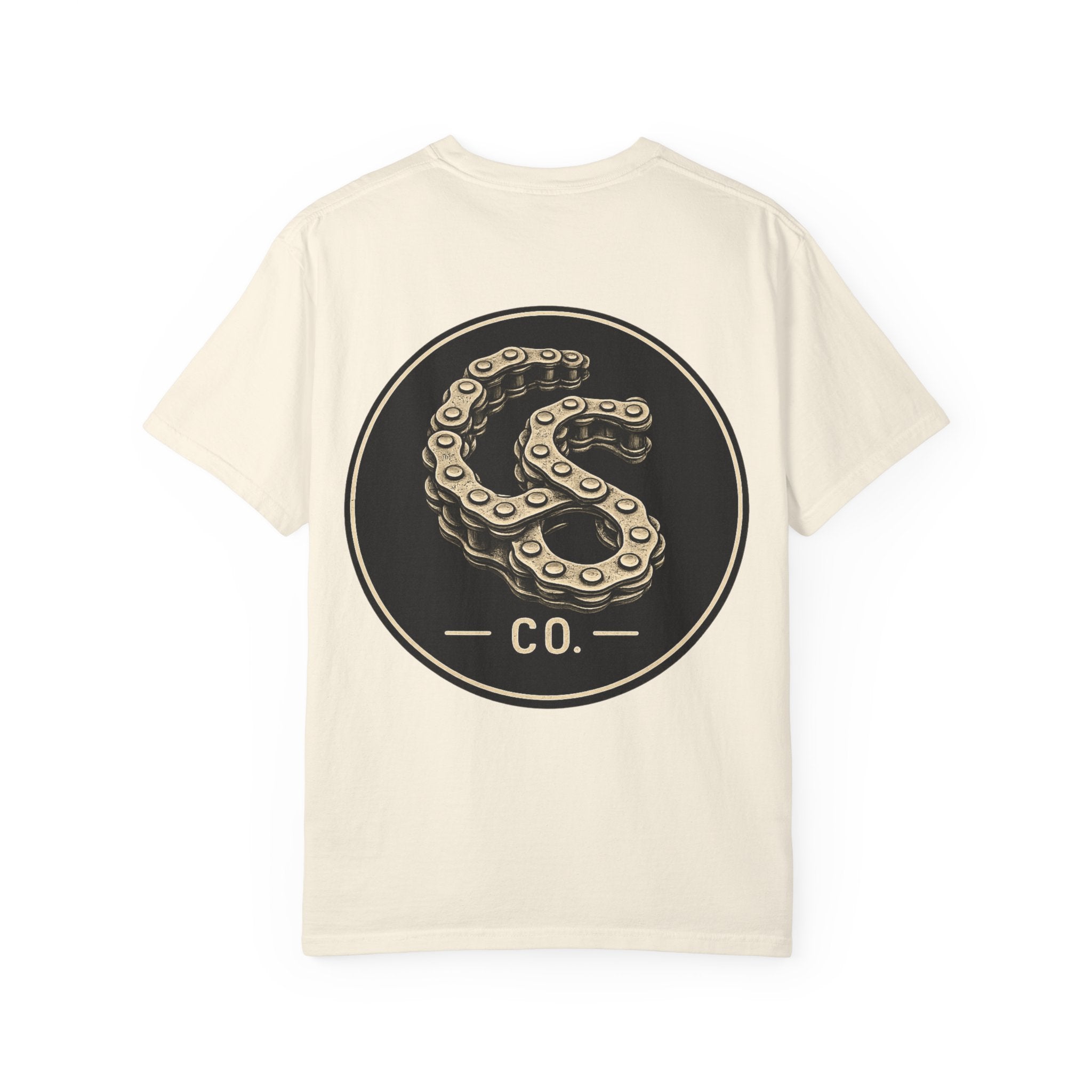 Collected Soul Chain Link Co. Vintage Bike Chain Logo T‑Shirt