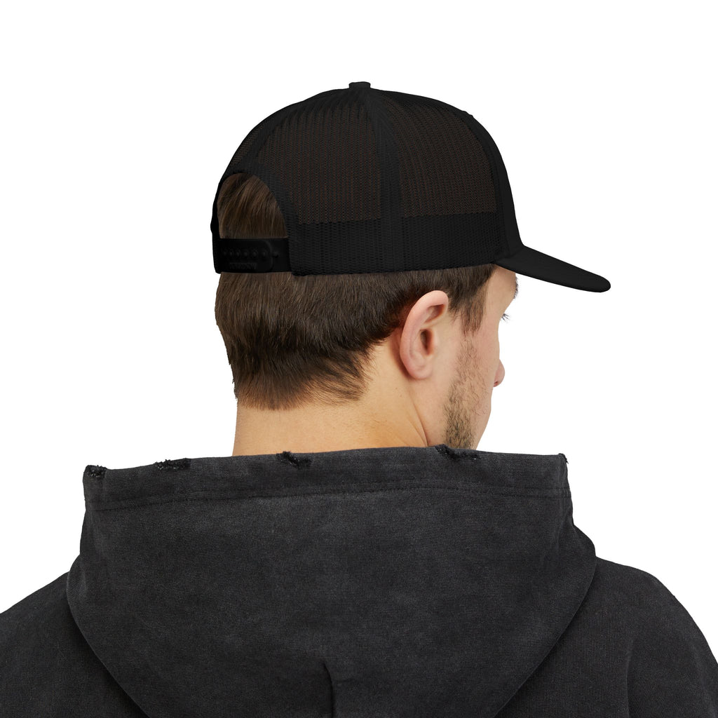 CS Script Snapback Trucker Cap — Casual Embroidered Monogram Hat
