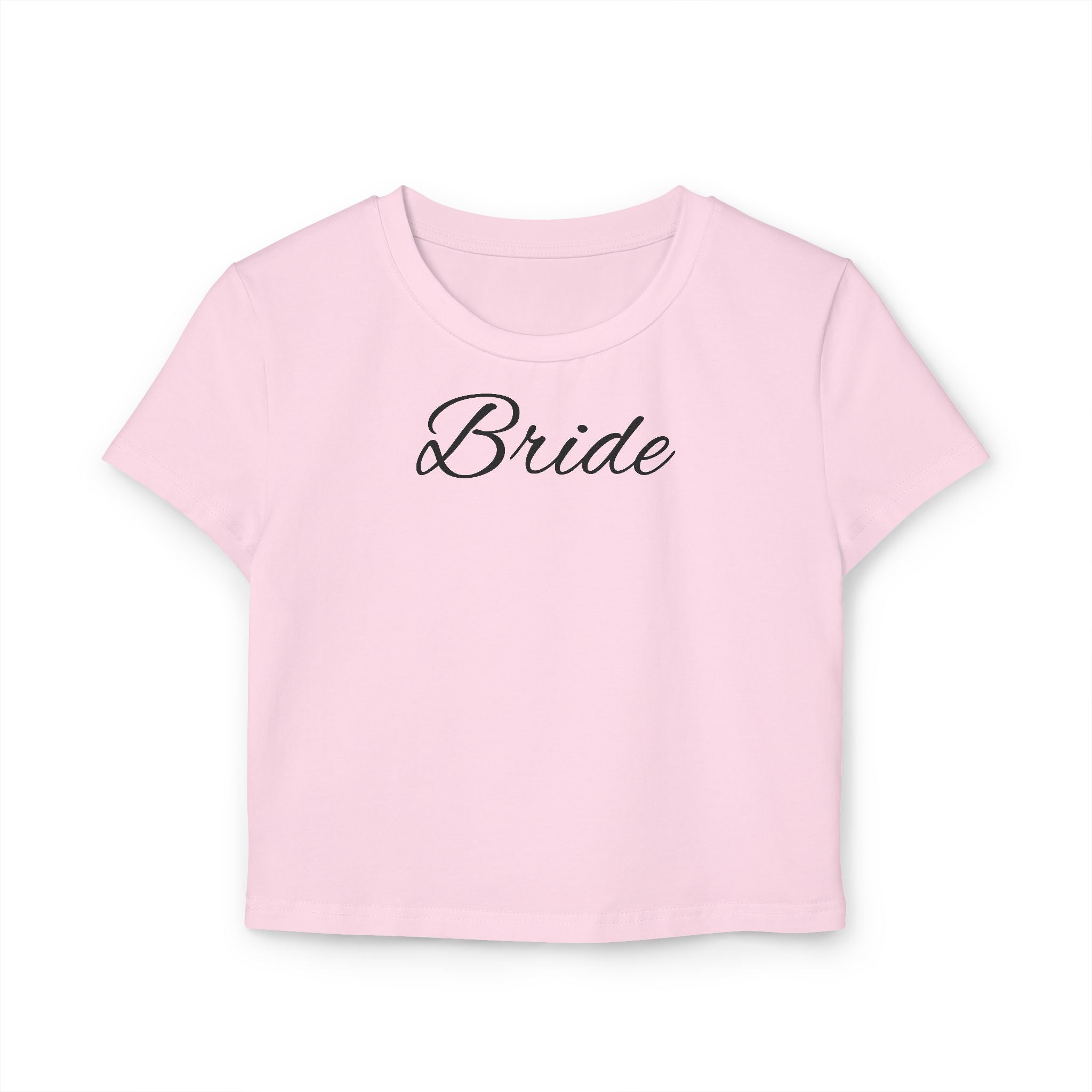 Bride Baby Tee — Bridal Party Crop Top for Bachelorette & Wedding Events