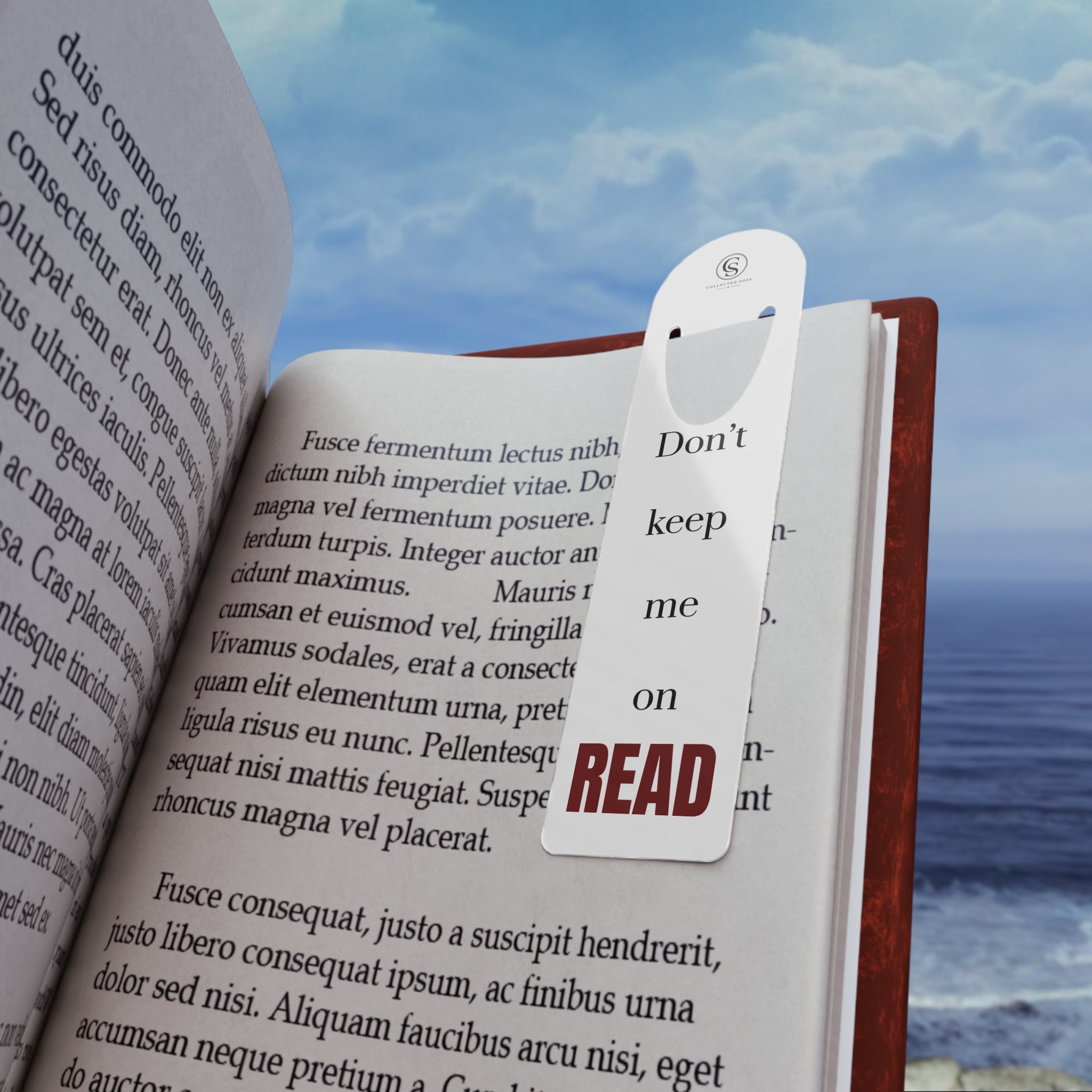 Don't Keep Me on Read — Metal Bookmark