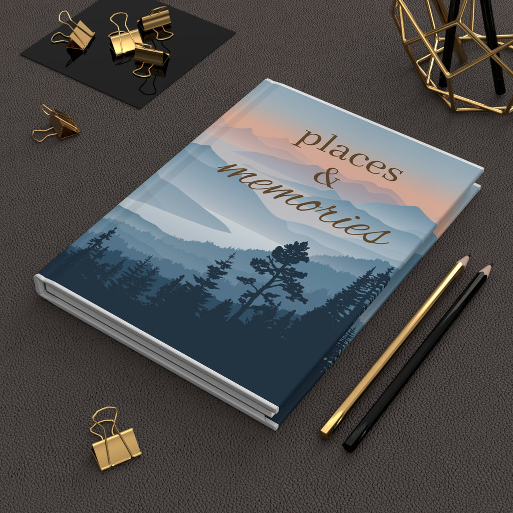 Journal — Places & Memories  Notebook (Hardcover Matte)