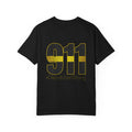 911 Dispatcher Strong T-Shirt — Thin Gold Line Emergency Dispatcher Tee