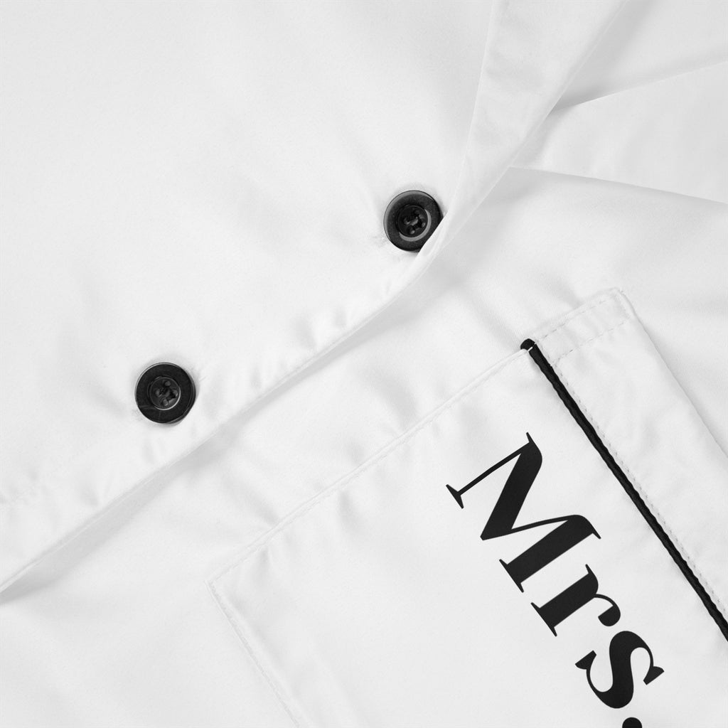 Personalized Women's Satin Pajama Set - Luxurious Silk-Feel Sleepwear