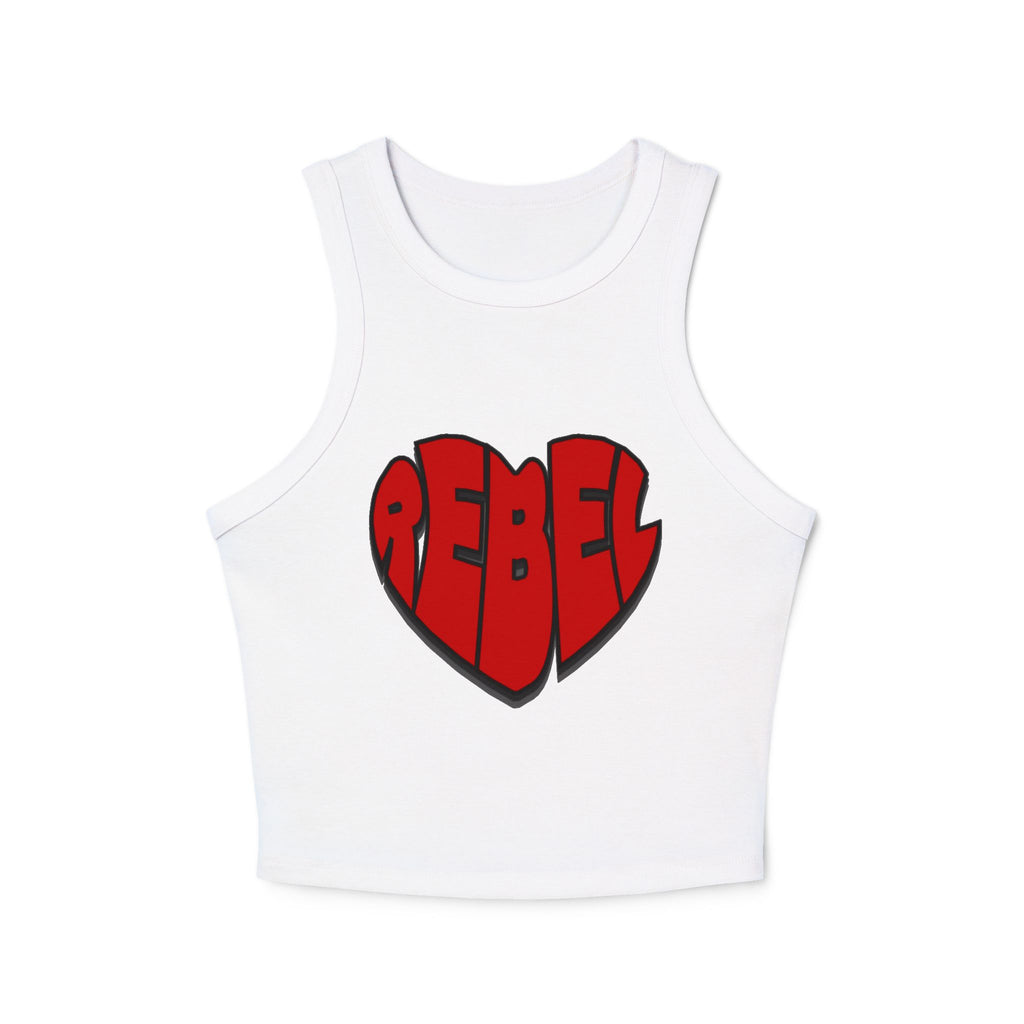 Rebel Heart Racer Back Tank  Top