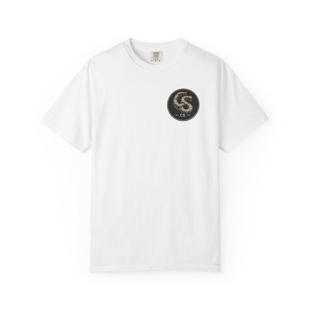 Collected Soul Chain Link Co. Vintage Bike Chain Logo T‑Shirt