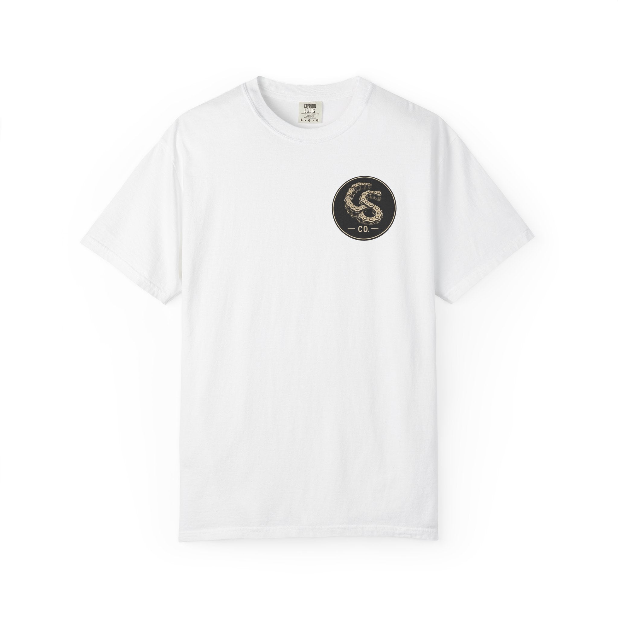 Collected Soul Chain Link Co. Vintage Bike Chain Logo T‑Shirt