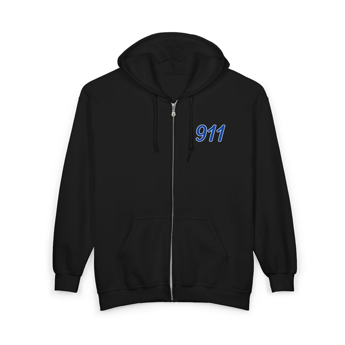 Dispatch 911 Zip-Up Hoodie — Emergency Dispatcher Tribute Jacket