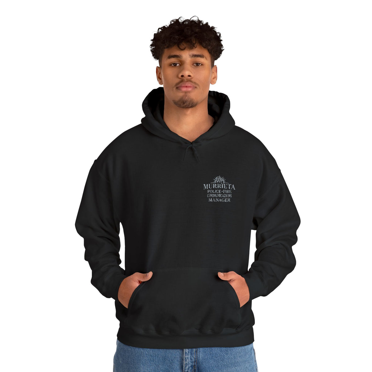 MPD MANAGER Embroirdered Logo Pullover Hoodie