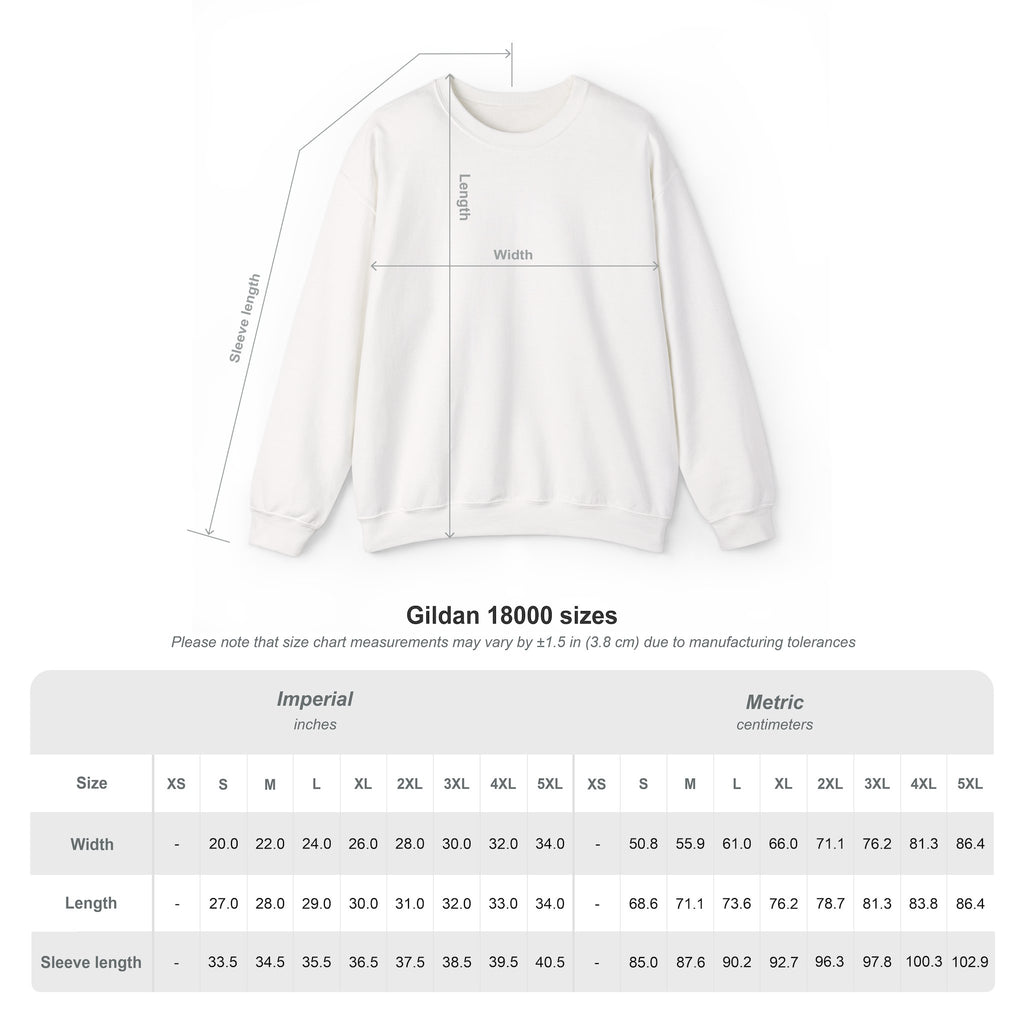 Crewneck Sweatshirt - Thin Yellow Line American Flag Design (Back & Chest)