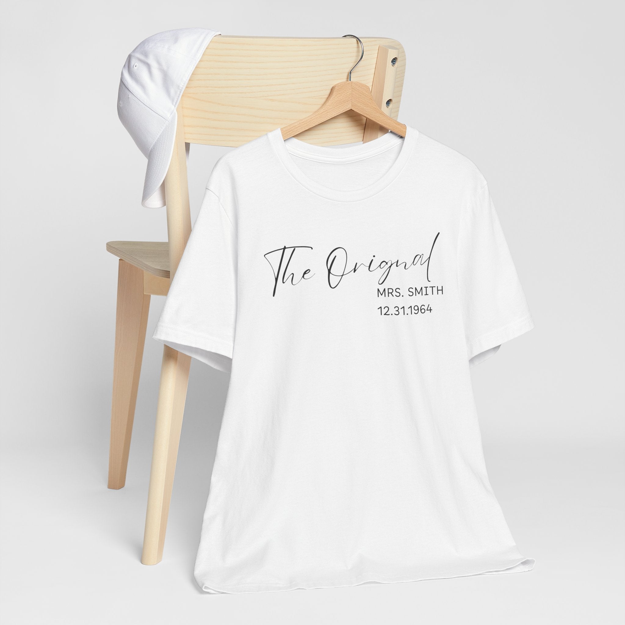 The O.G. Mrs. Script Bridal T-Shirt — Personalized Mrs. Tee
