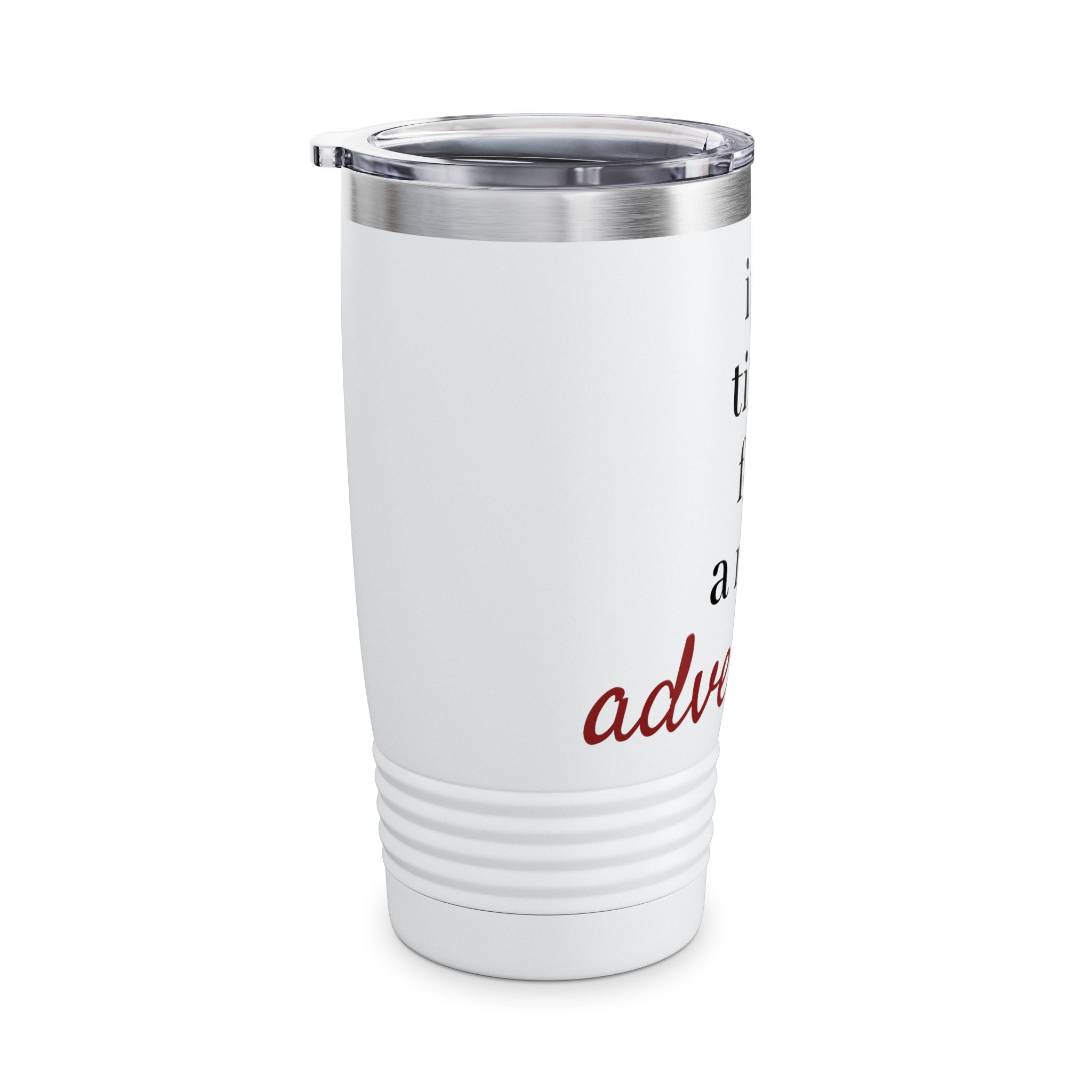 It's Time for a New Adventure — 20oz Insulated Travel Tumbler (Gift for Travelers)