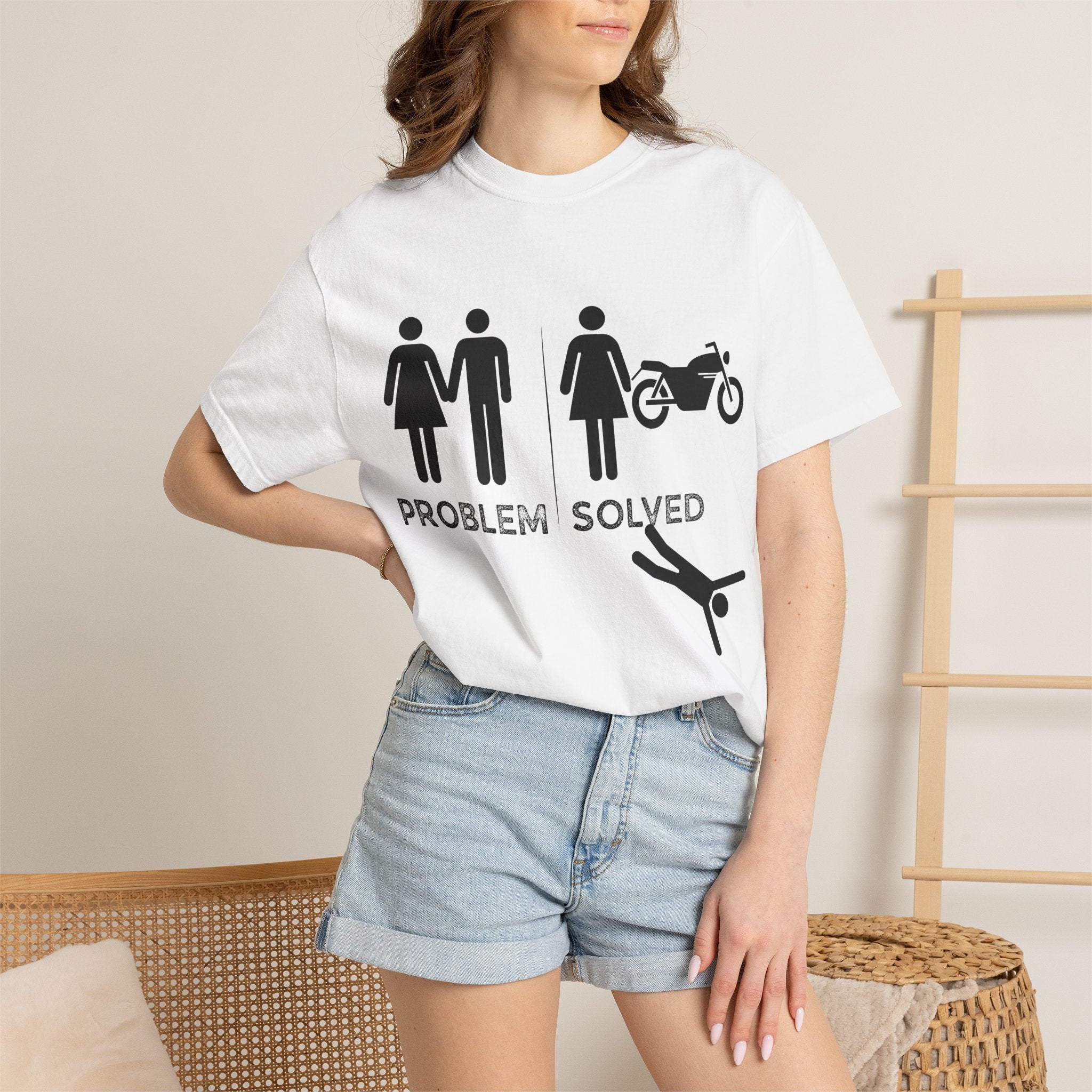 Problem Solved Motorcycle T-Shirt