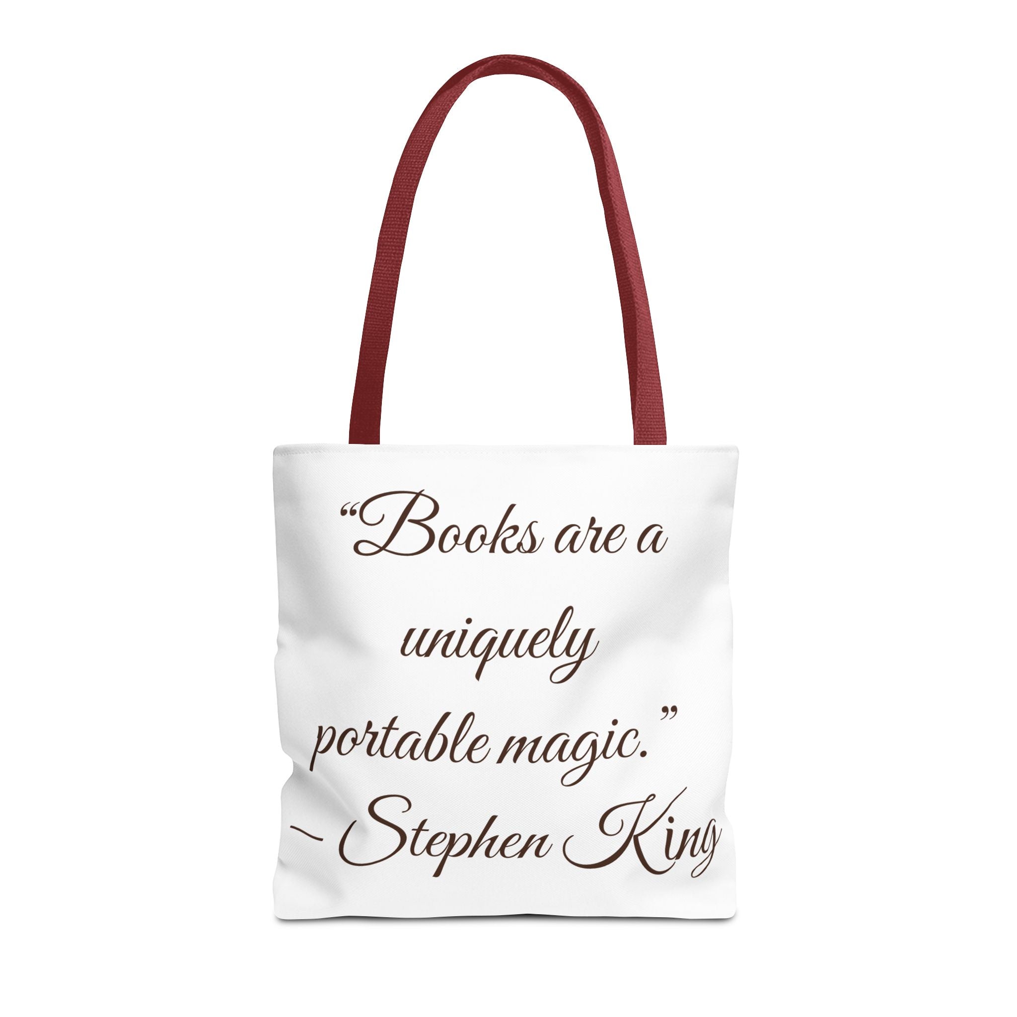Pink Watercolor Book Tote Bag — Floral Literary Tote for Book Lovers