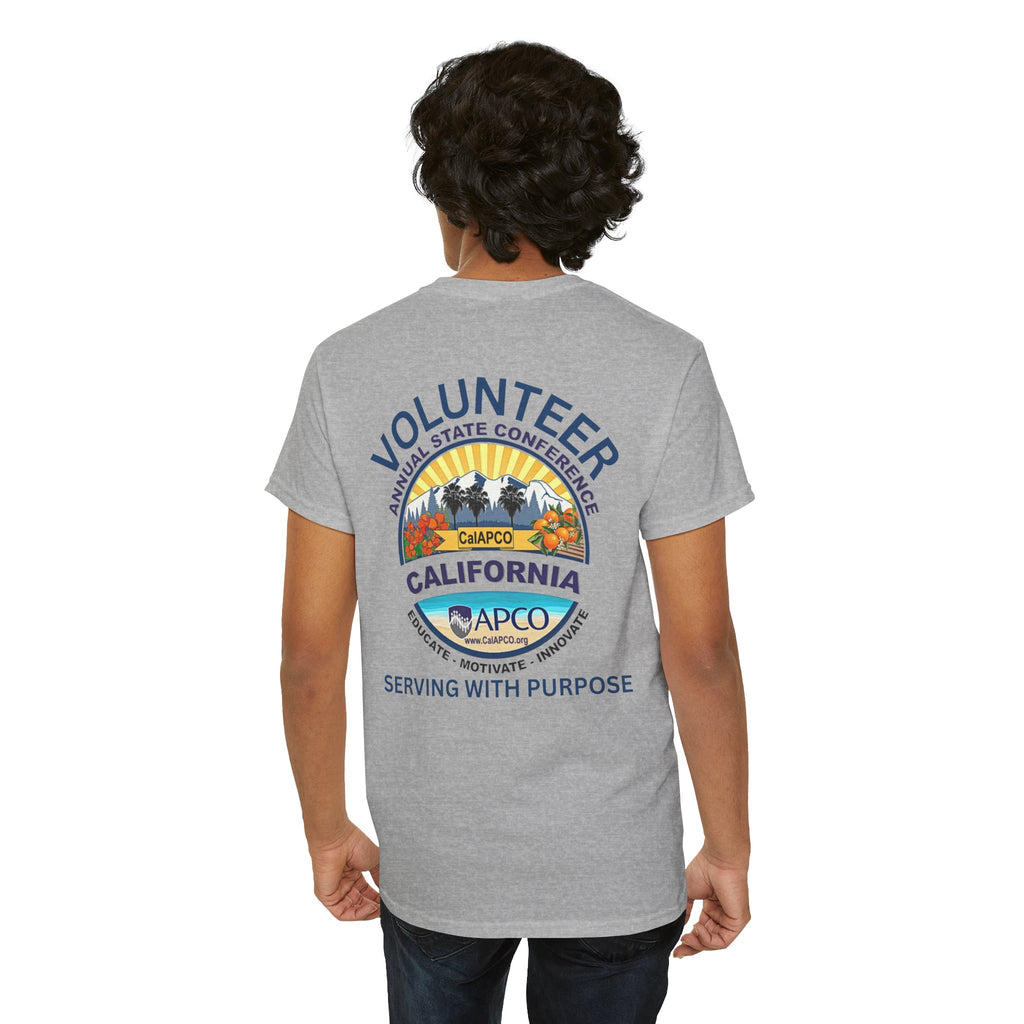 Volunteer Tee — CAL/APCO California Serving With Purpose T‑Shirt