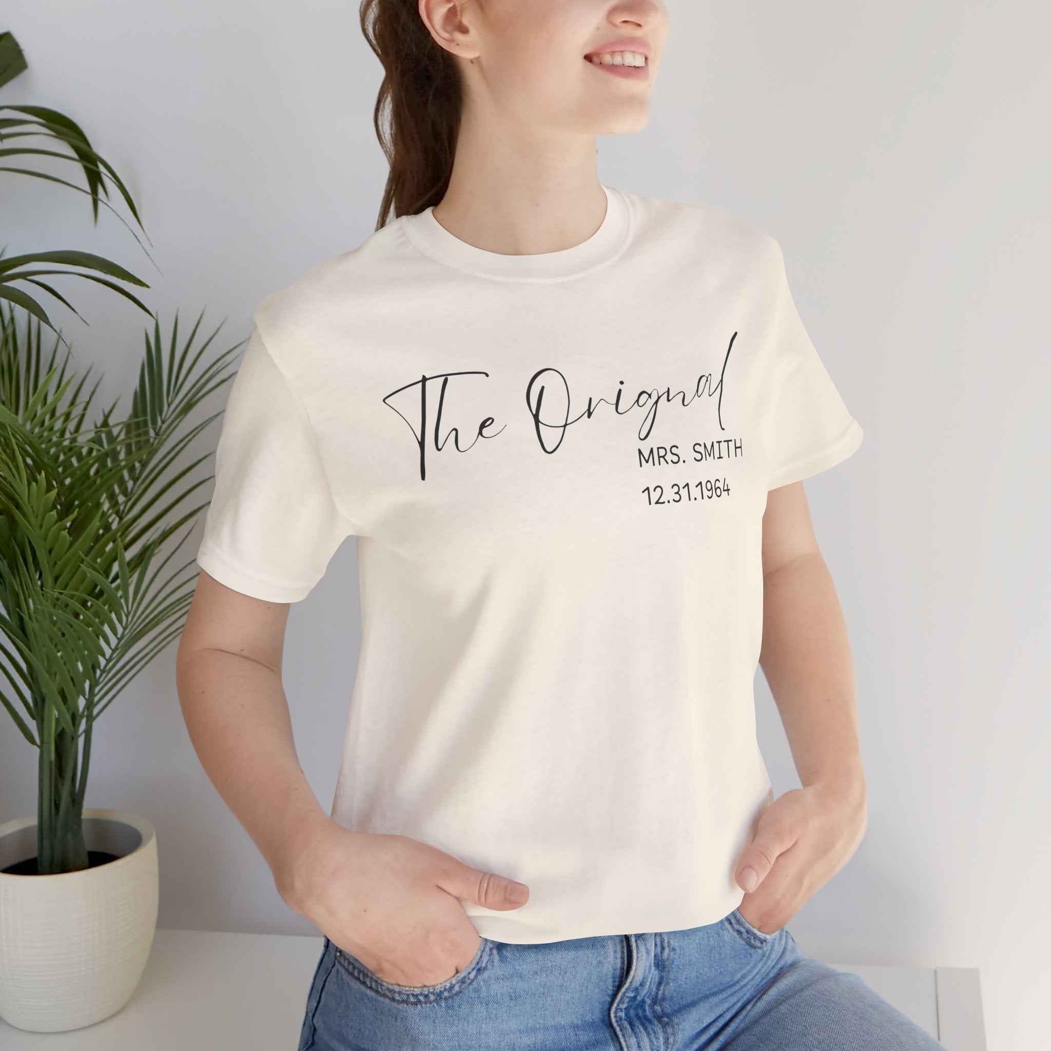 The O.G. Mrs. Script Bridal T-Shirt — Personalized Mrs. Tee