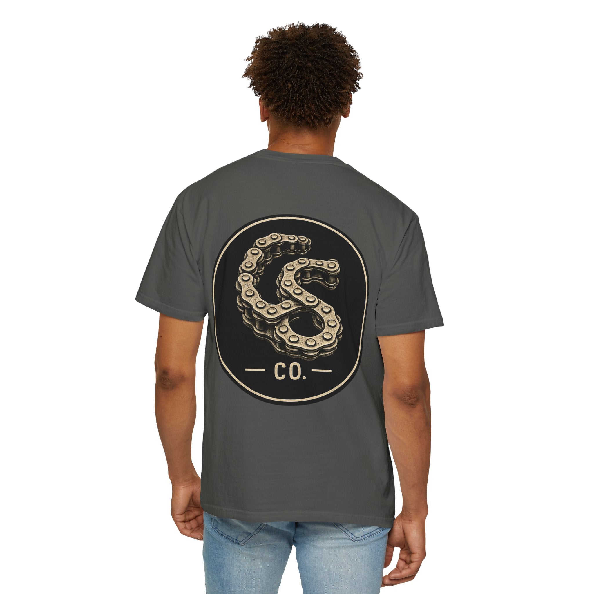 Collected Soul Chain Link Co. Vintage Bike Chain Logo T‑Shirt