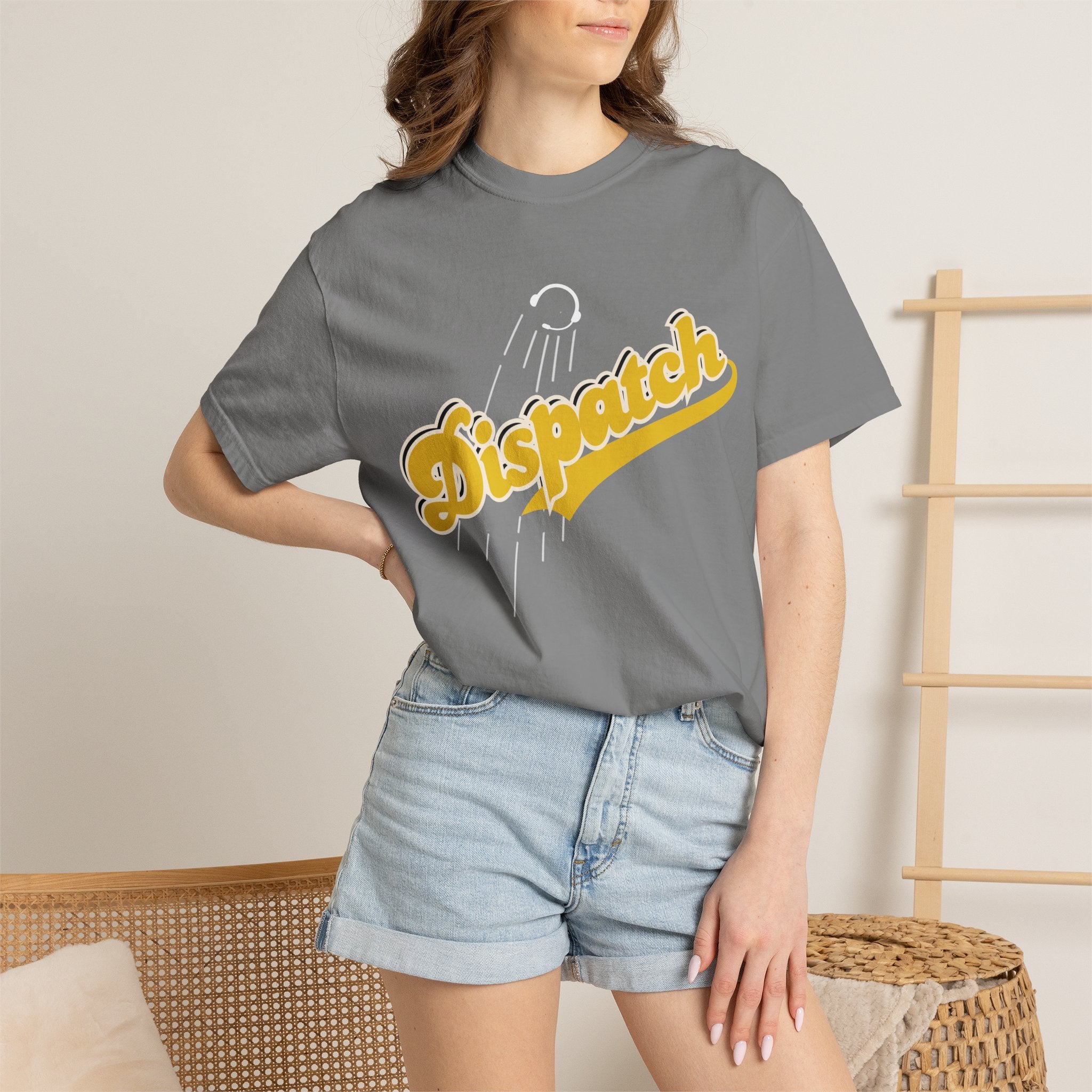 Dispatcher Team Spirit Baseball Tee — Nostalgic Vintage-Style Dispatch T-Shirt