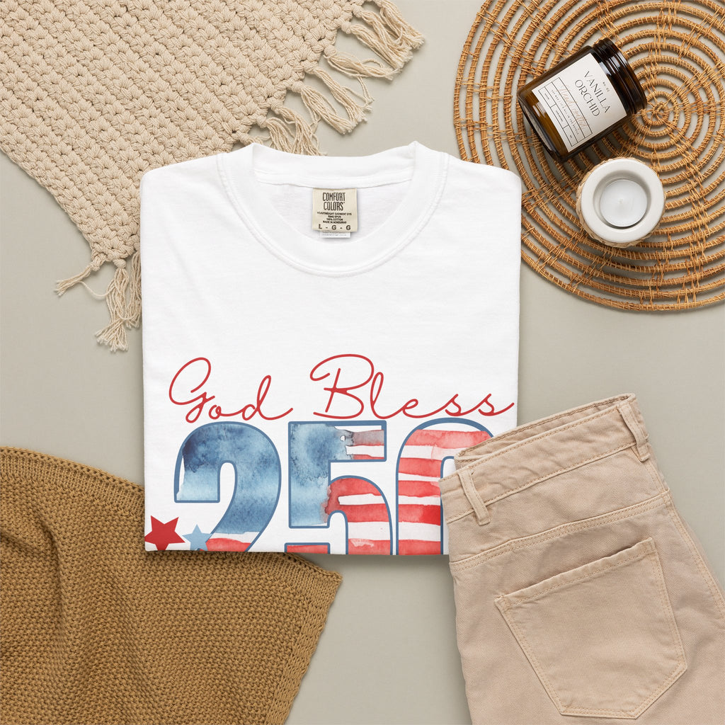 God Bless 250 America T-Shirt