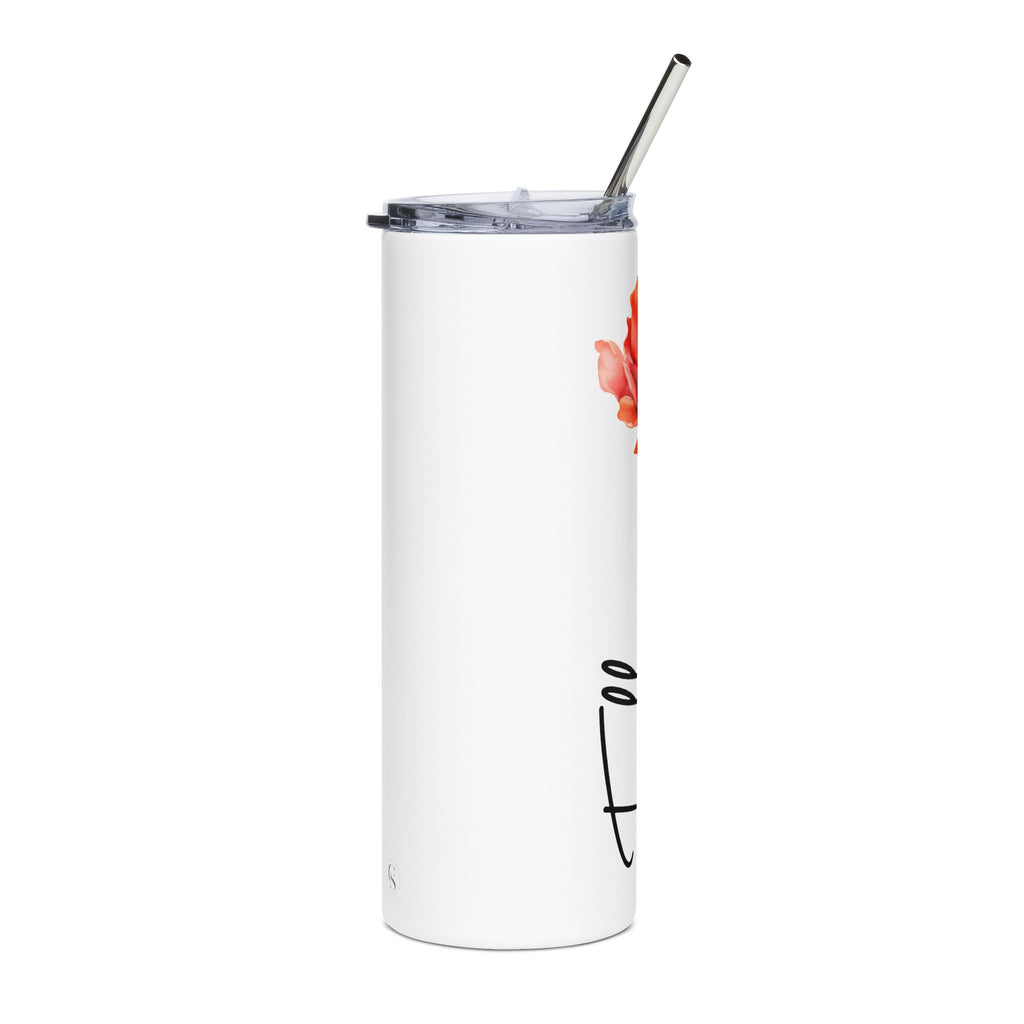 Just for Ella Poppy Flower 20oz Stainless Steel Tumbler