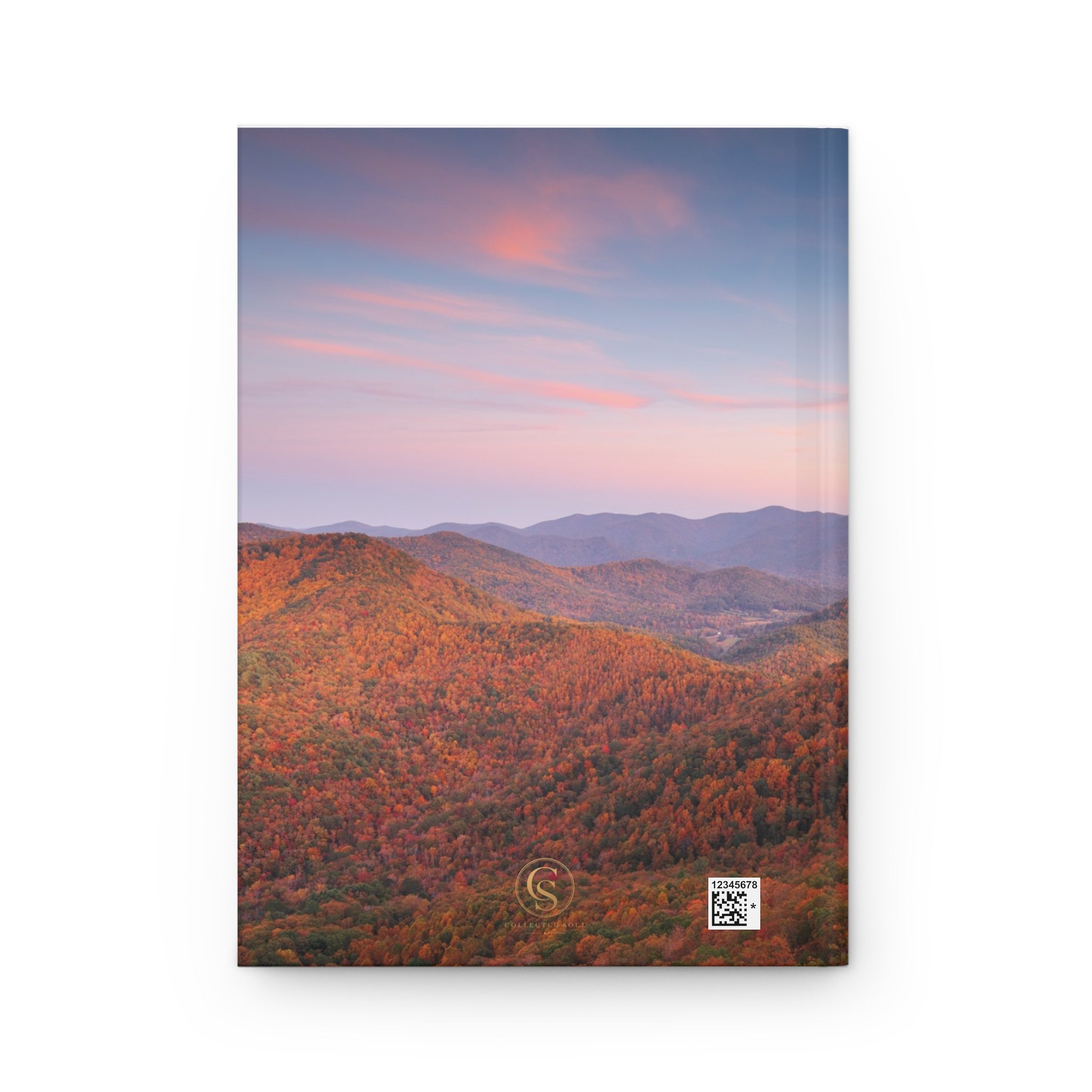 Hardcover Journal — "Change Is Beautiful" Scenic Mountain Sunrise Notebook