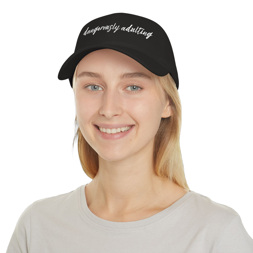 Dangerously Adulting Cap — Low-Profile Embroidered Baseball Hat