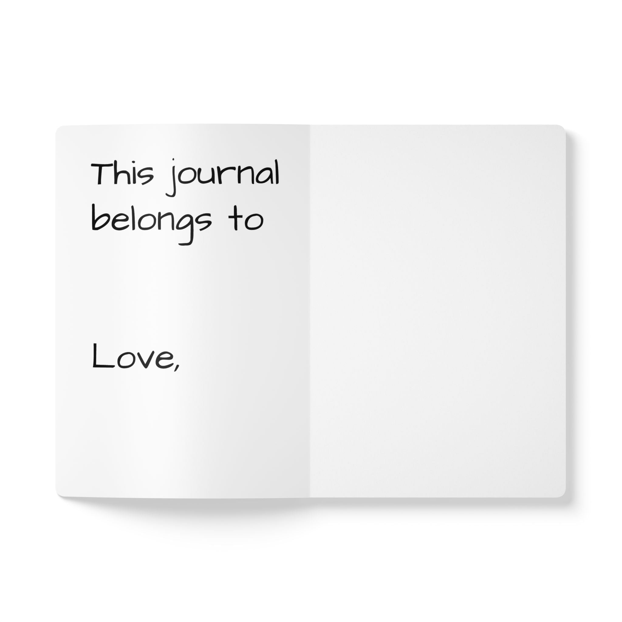 Softcover Journal — "My Kindergarten Adventures" Kids Forest Adventure Notebook