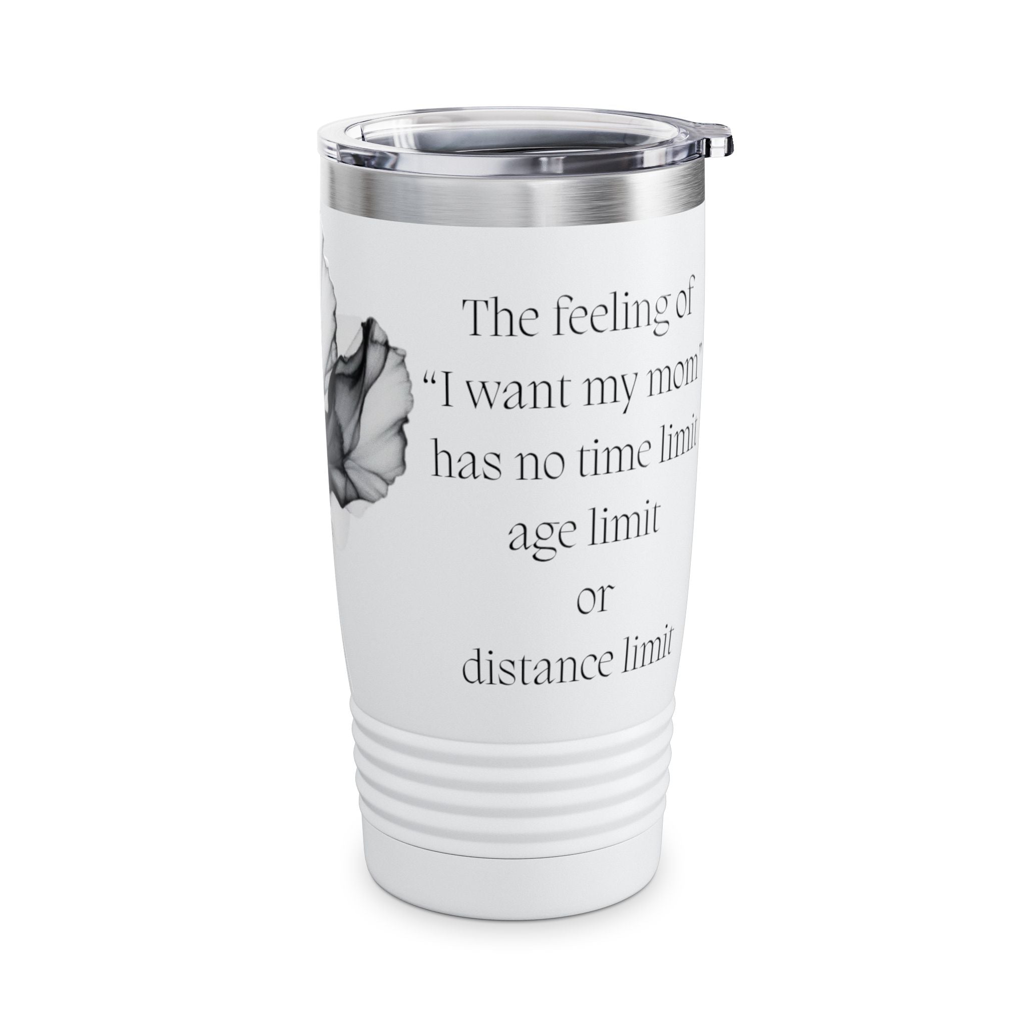 "I Want My Mom" 20oz Tumbler – Floral Ink Poppy Mom Gift