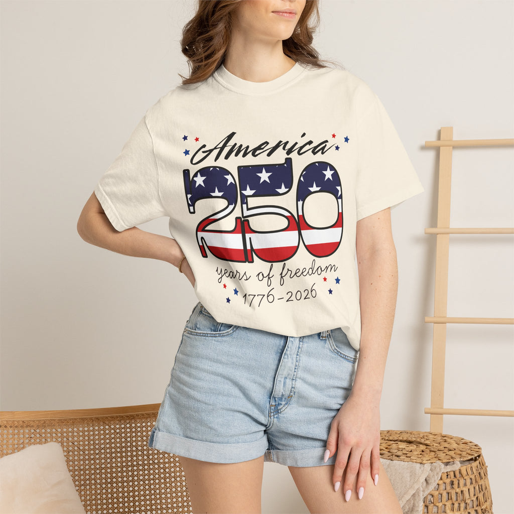 America 250 years of freedom T-Shirt | 1776-2026 American Flag Patriotic